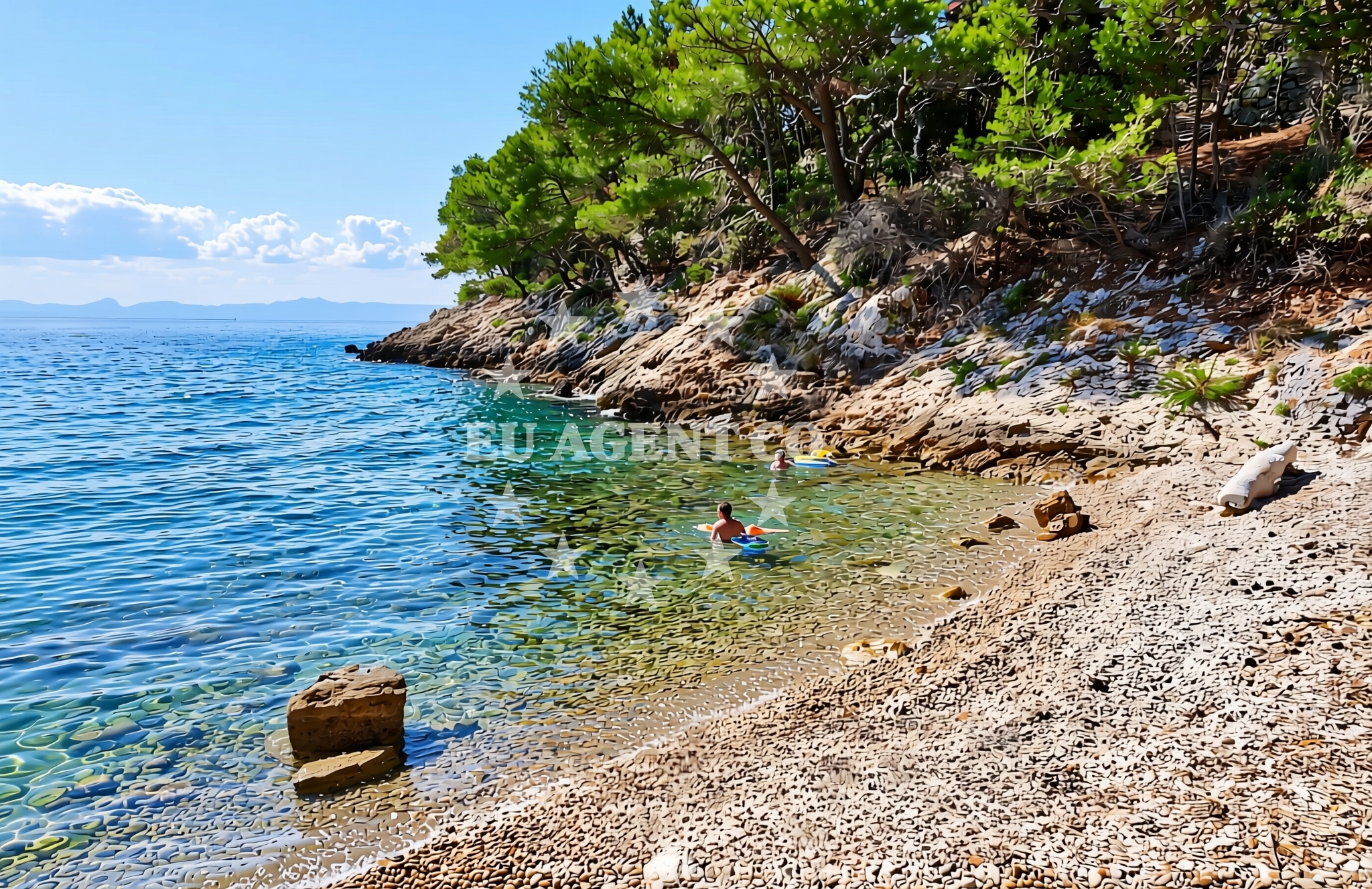 Additional view of Krivi dolac, Gdinj (Hvar) Beach in Krivi dolac