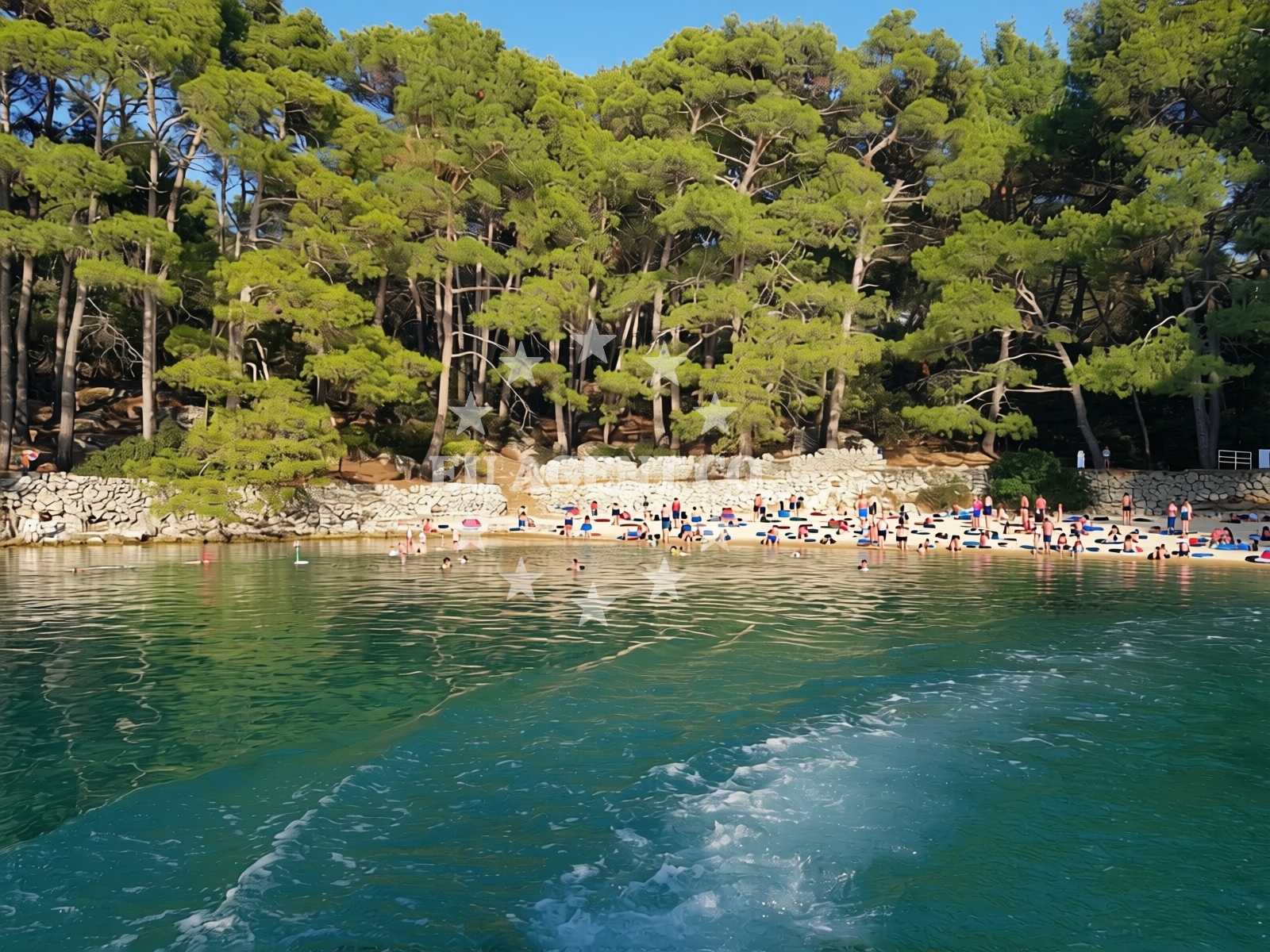 Additional view of Krivica beach in Rialto ulica 25, Veli Lošinj