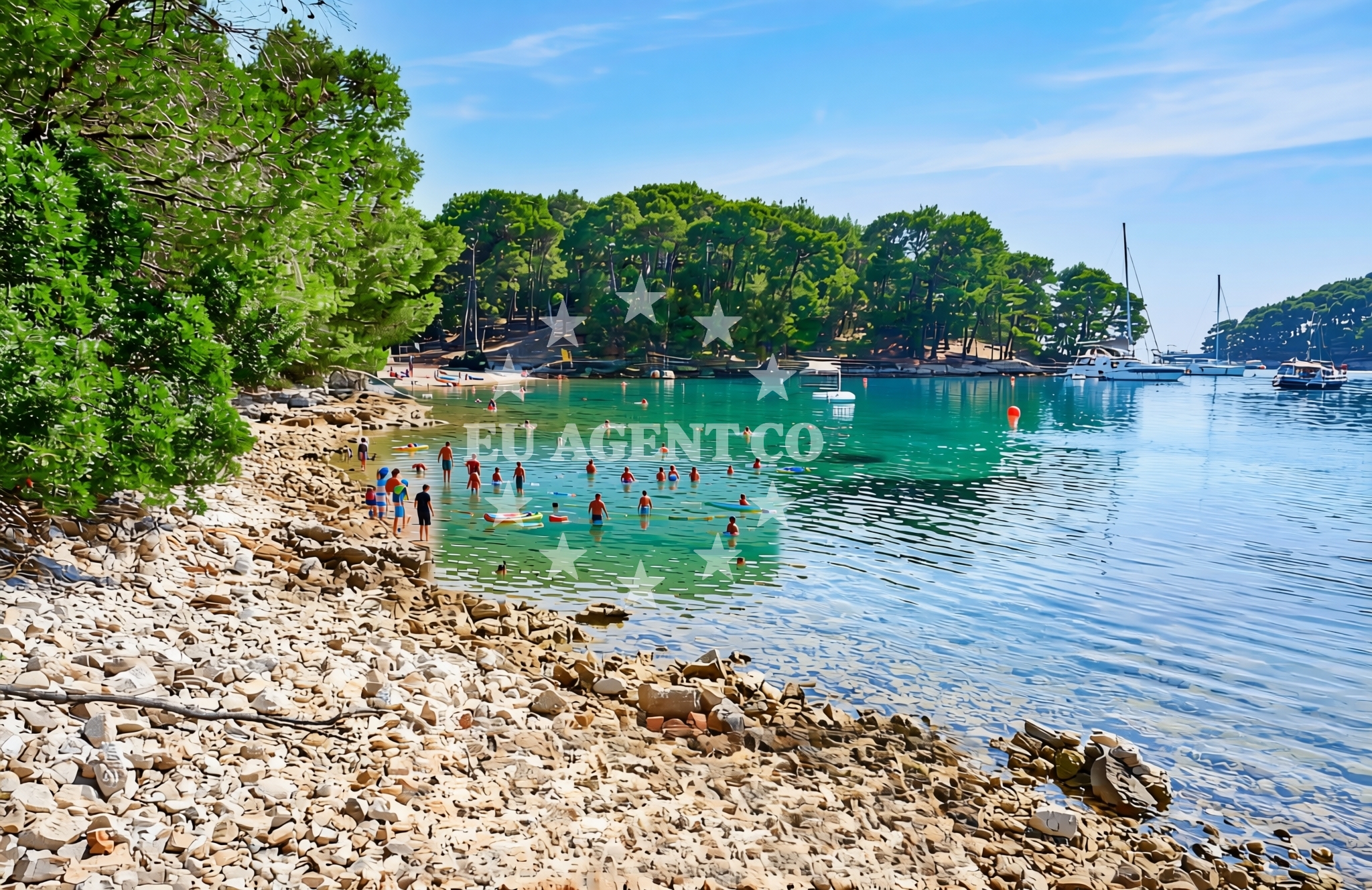 Additional view of Krivica beach in Rialto ulica 25, Veli Lošinj
