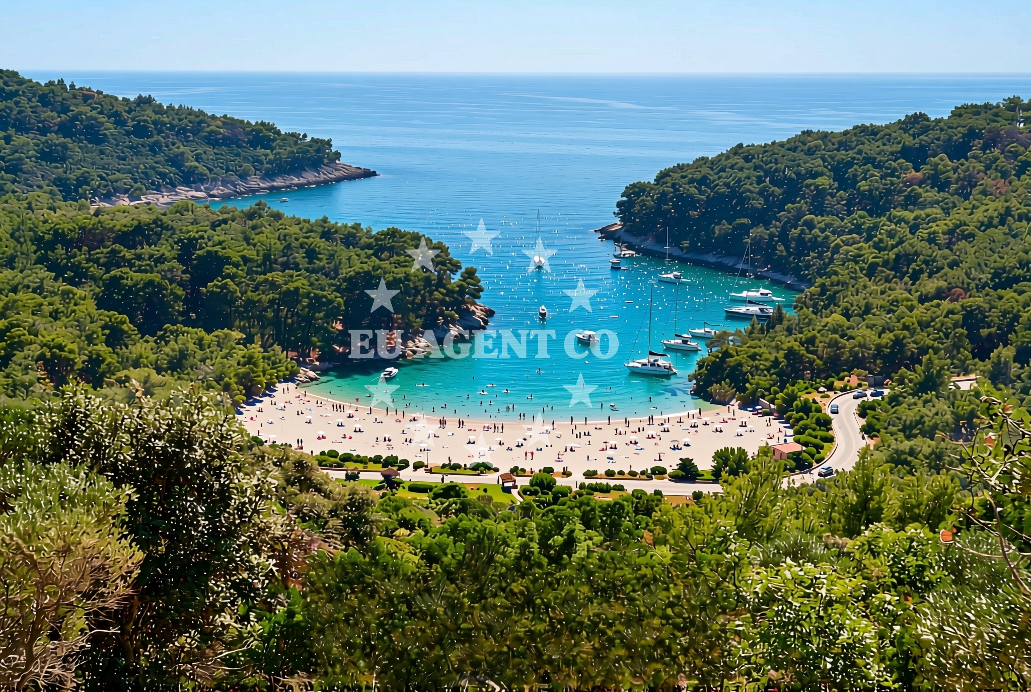 Additional view of Krivica beach in Rialto ulica 25, Veli Lošinj