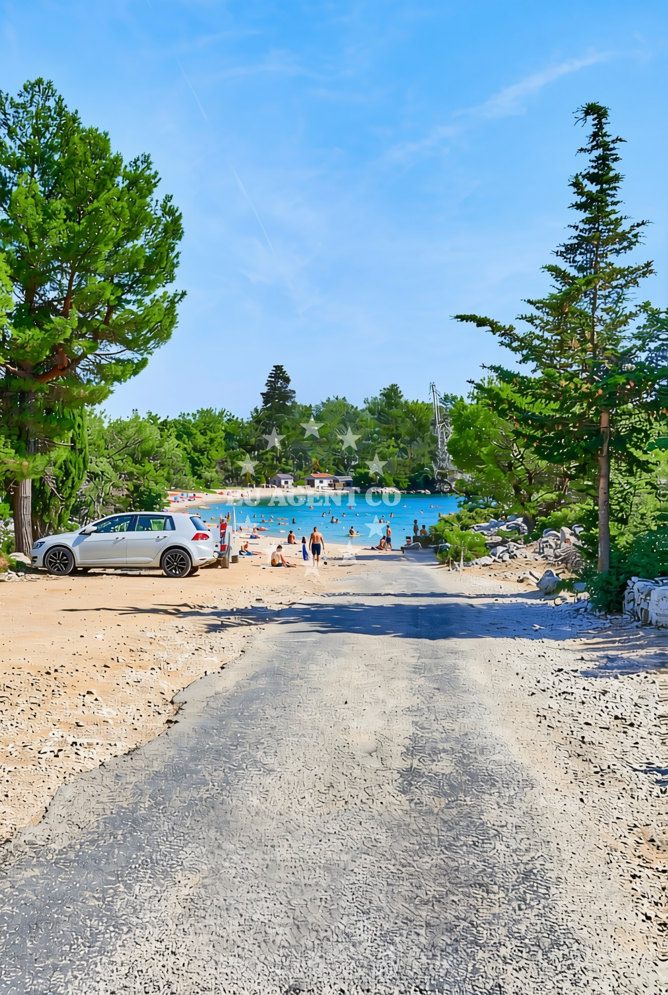 Additional view of Krivica beach in Rialto ulica 25, Veli Lošinj