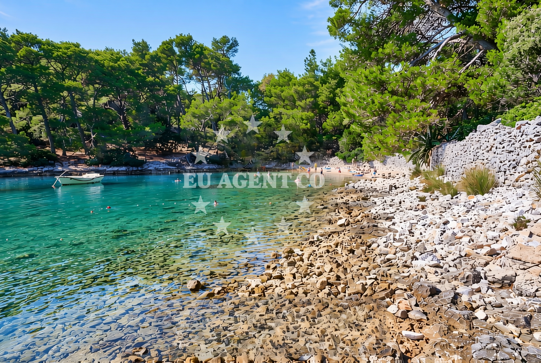 Additional view of Krivica beach in Rialto ulica 25, Veli Lošinj