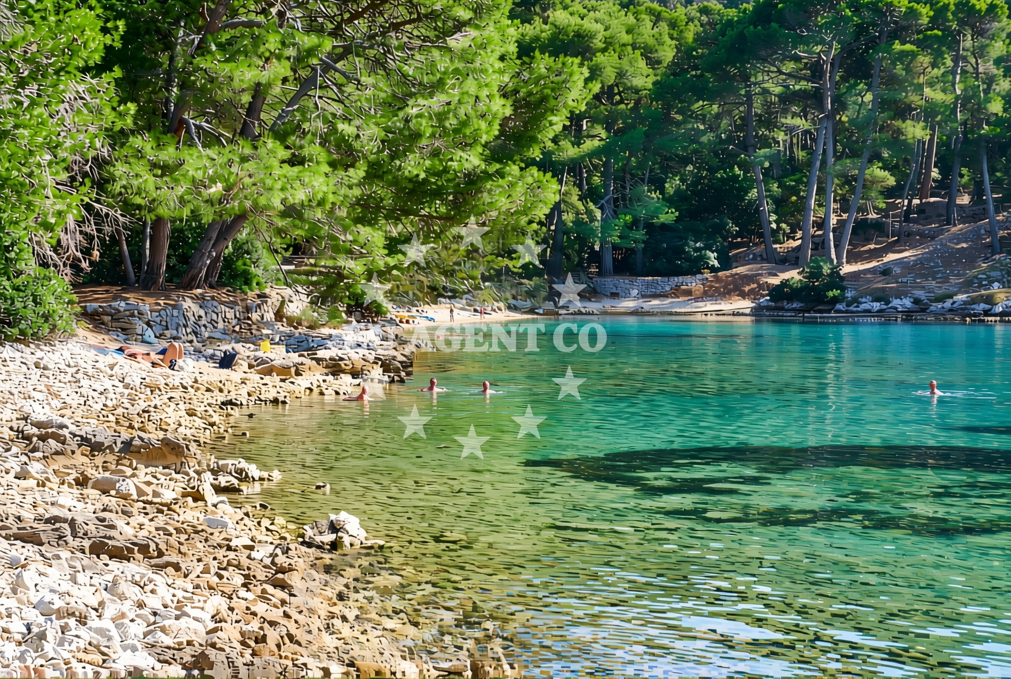 Additional view of Krivica beach in Rialto ulica 25, Veli Lošinj