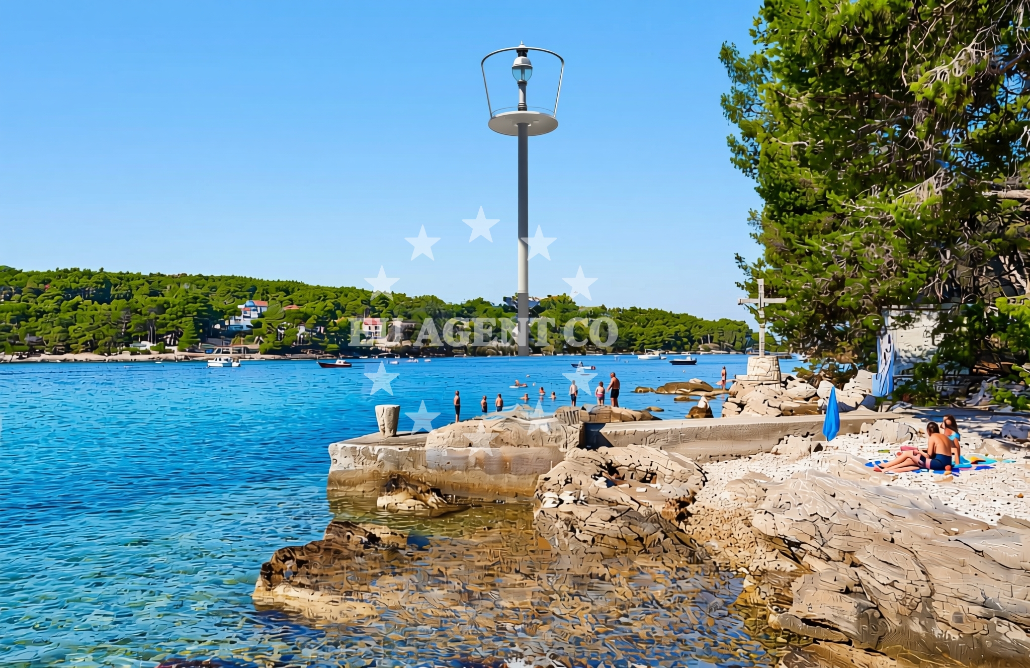 Additional view of Križ, Vrboska (Hvar) Beach in Križ