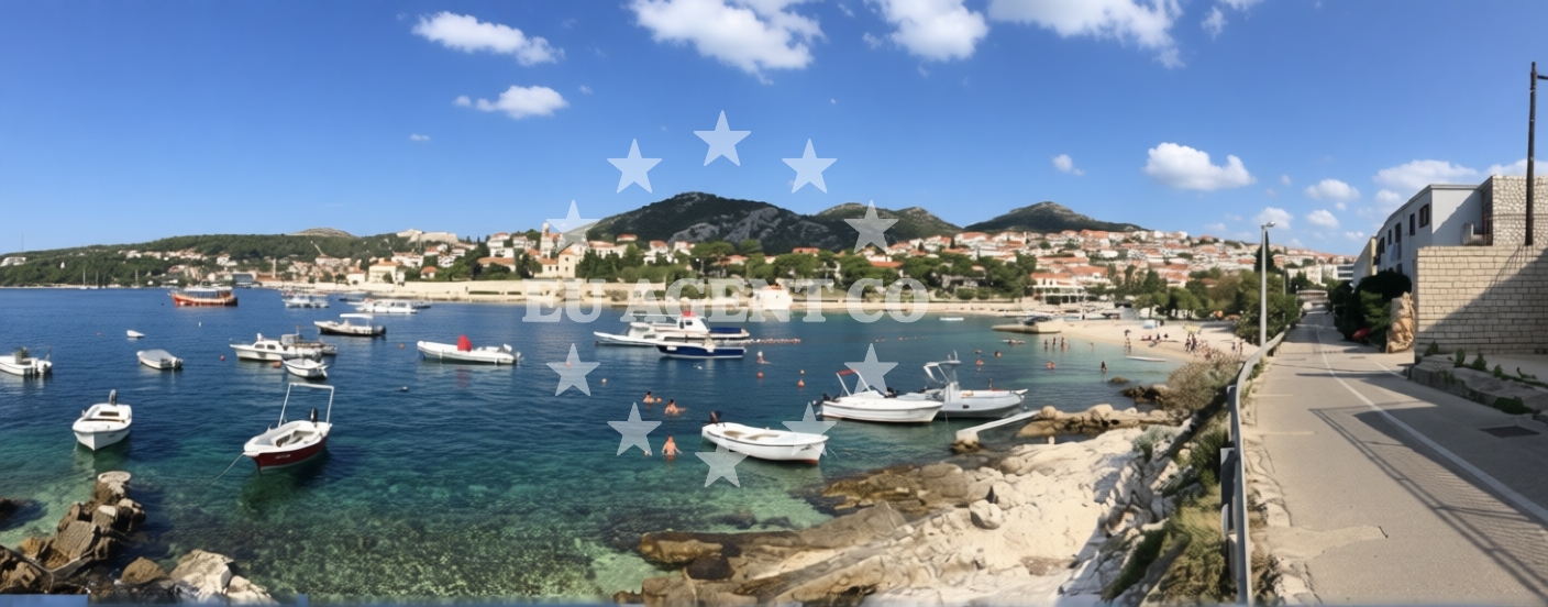Sea and coastal view of Krizna Luka in 83 Kroz Burak, Hvar
