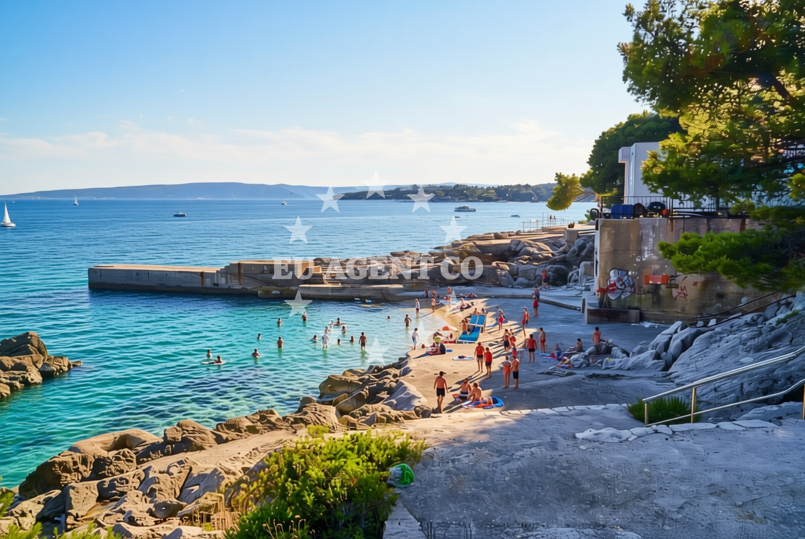 Additional view of Krk (Krk): beaches and coves (12) in Krk (Krk)