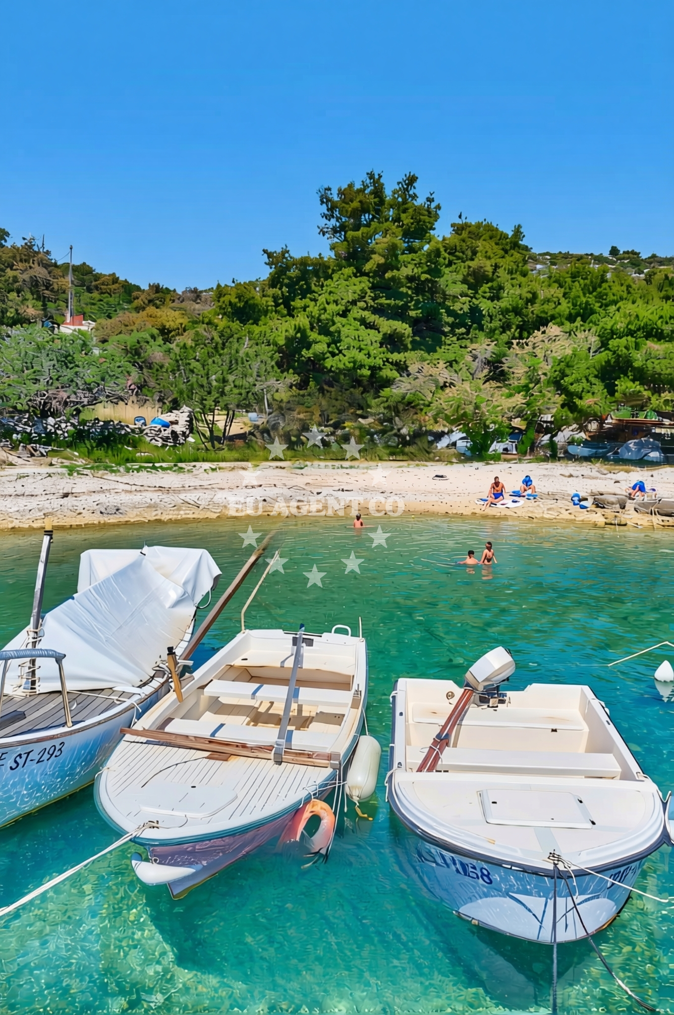 Additional view of Krknjaš, Drvenik Veliki (Drvenik Veli) Beach in Krknjaš
