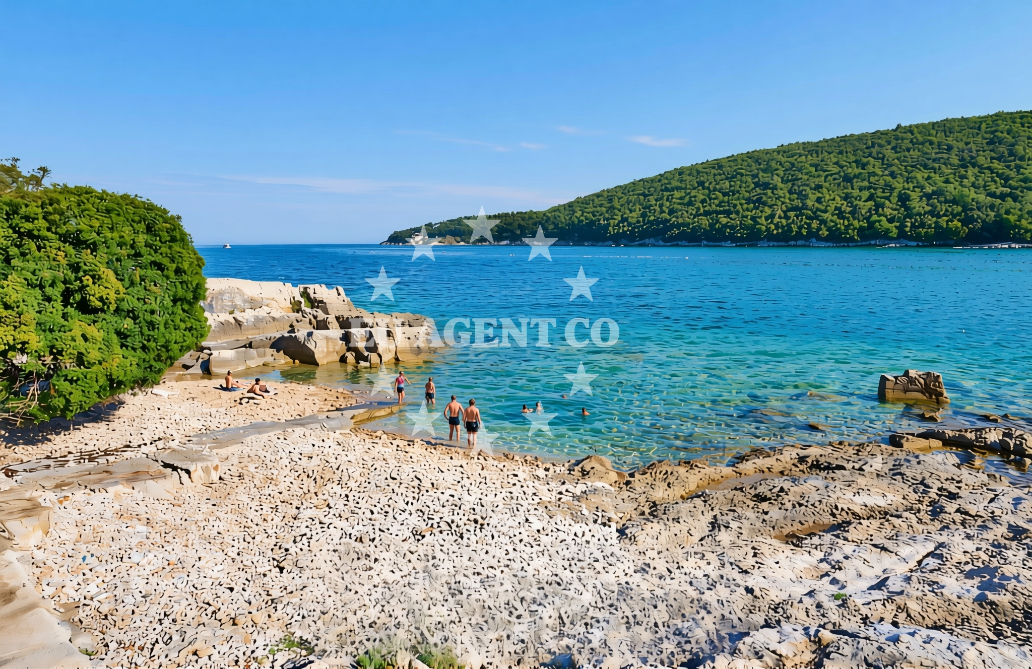 Overview of Krnica: beaches and coves in Krnica