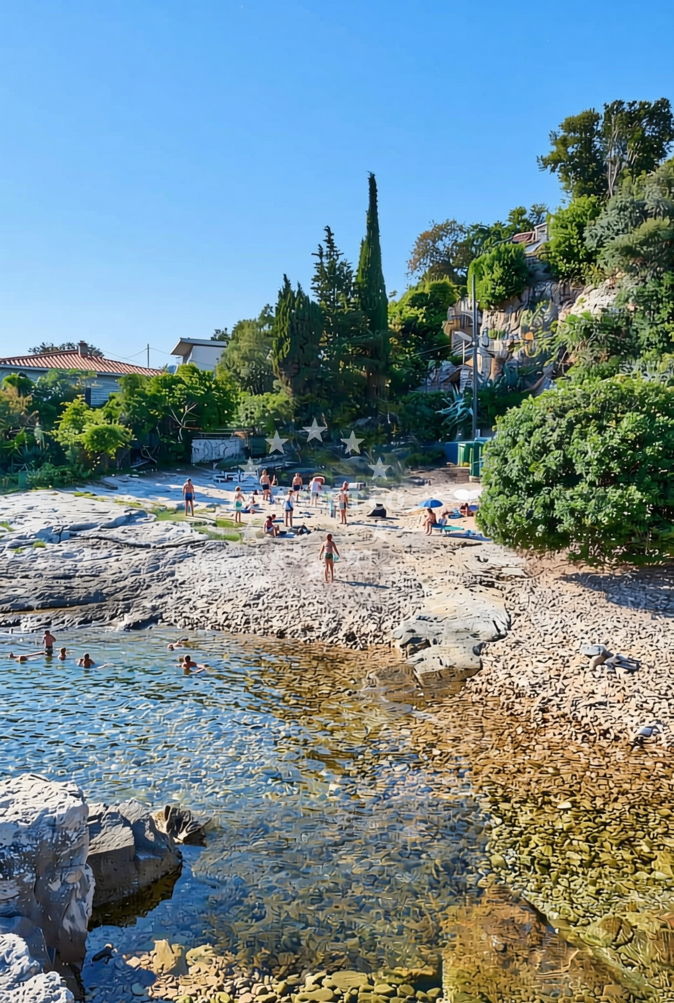 Additional view of Krnica: beaches and coves in Krnica