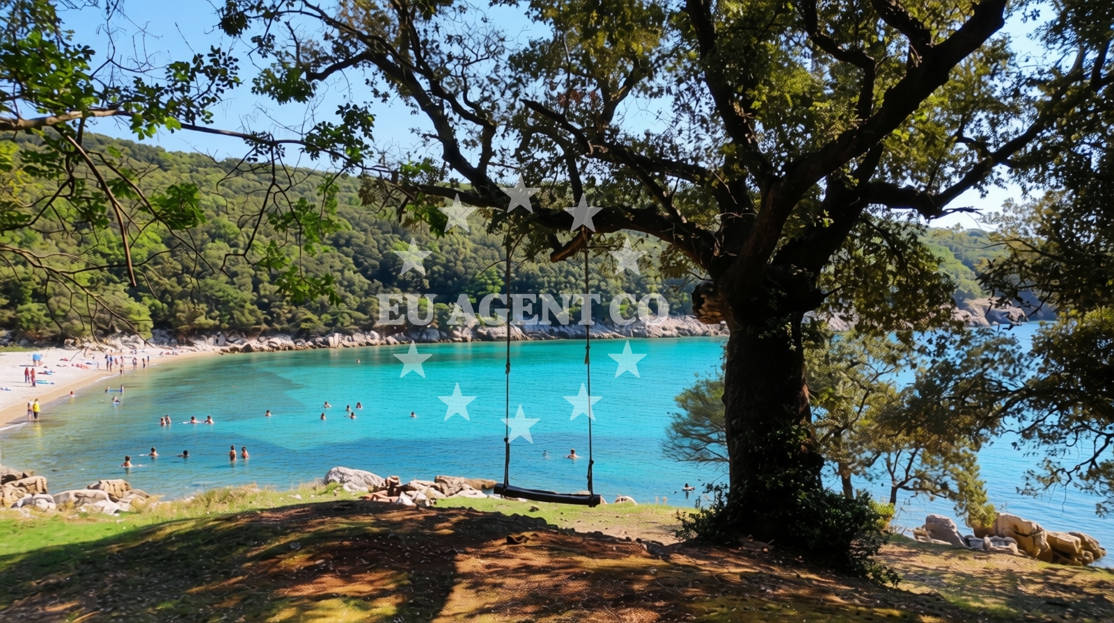 Additional view of Kruscica beach in Merag 2, Cres, Cres