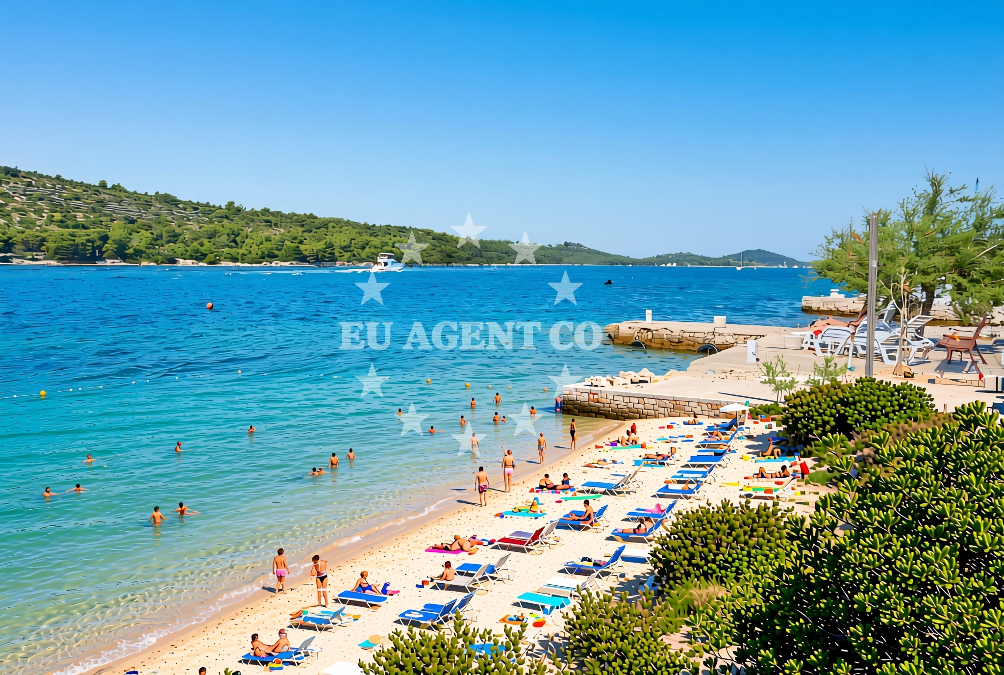 Additional view of Kružić (Zapadna obala), Kaprije (Kaprije) Beach in Kružić (Zapadna obala)