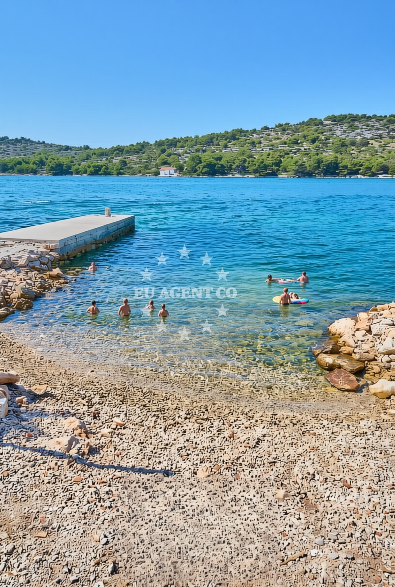 Additional view of Kružić (Zapadna obala), Kaprije (Kaprije) Beach in Kružić (Zapadna obala)