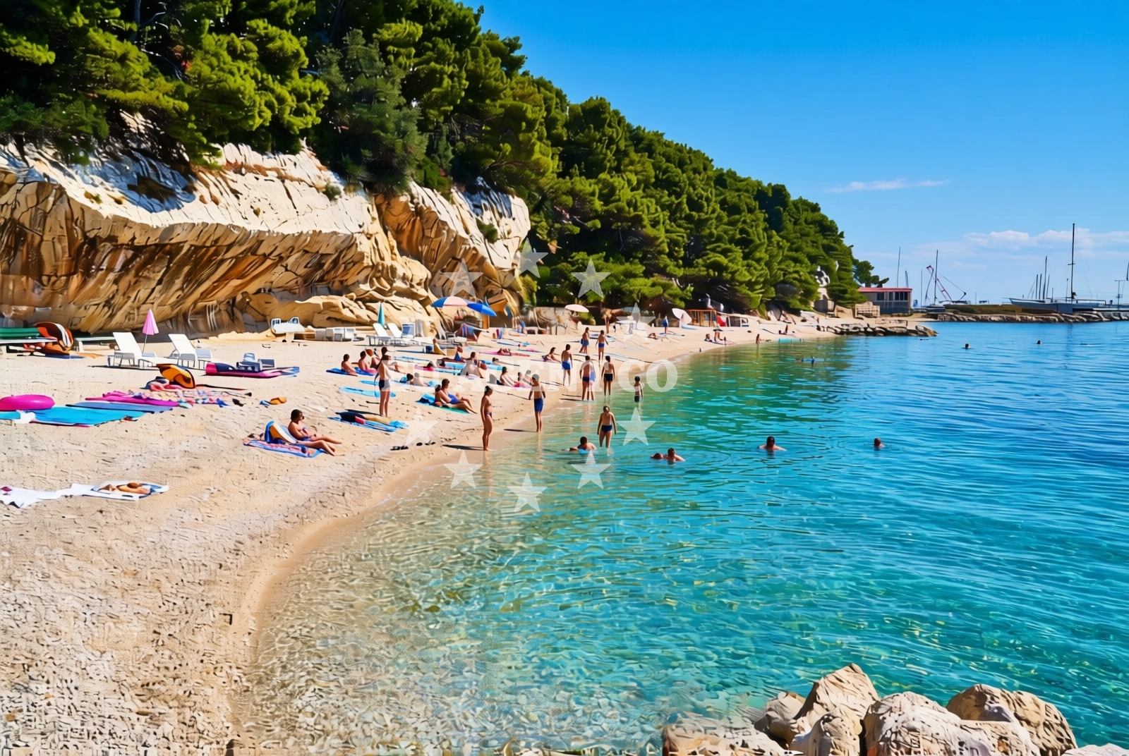 Additional view of Krvavica: beaches and coves (5) in Krvavica