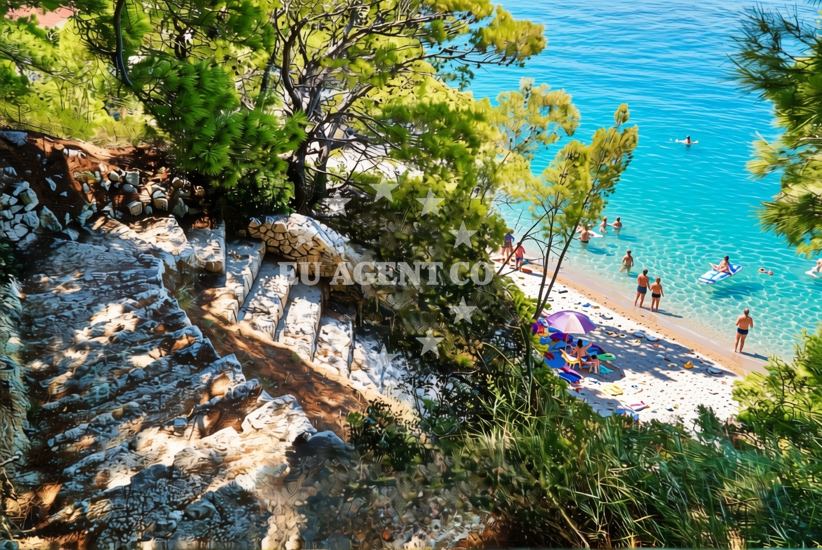 Additional view of Krvavica: beaches and coves (5) in Krvavica