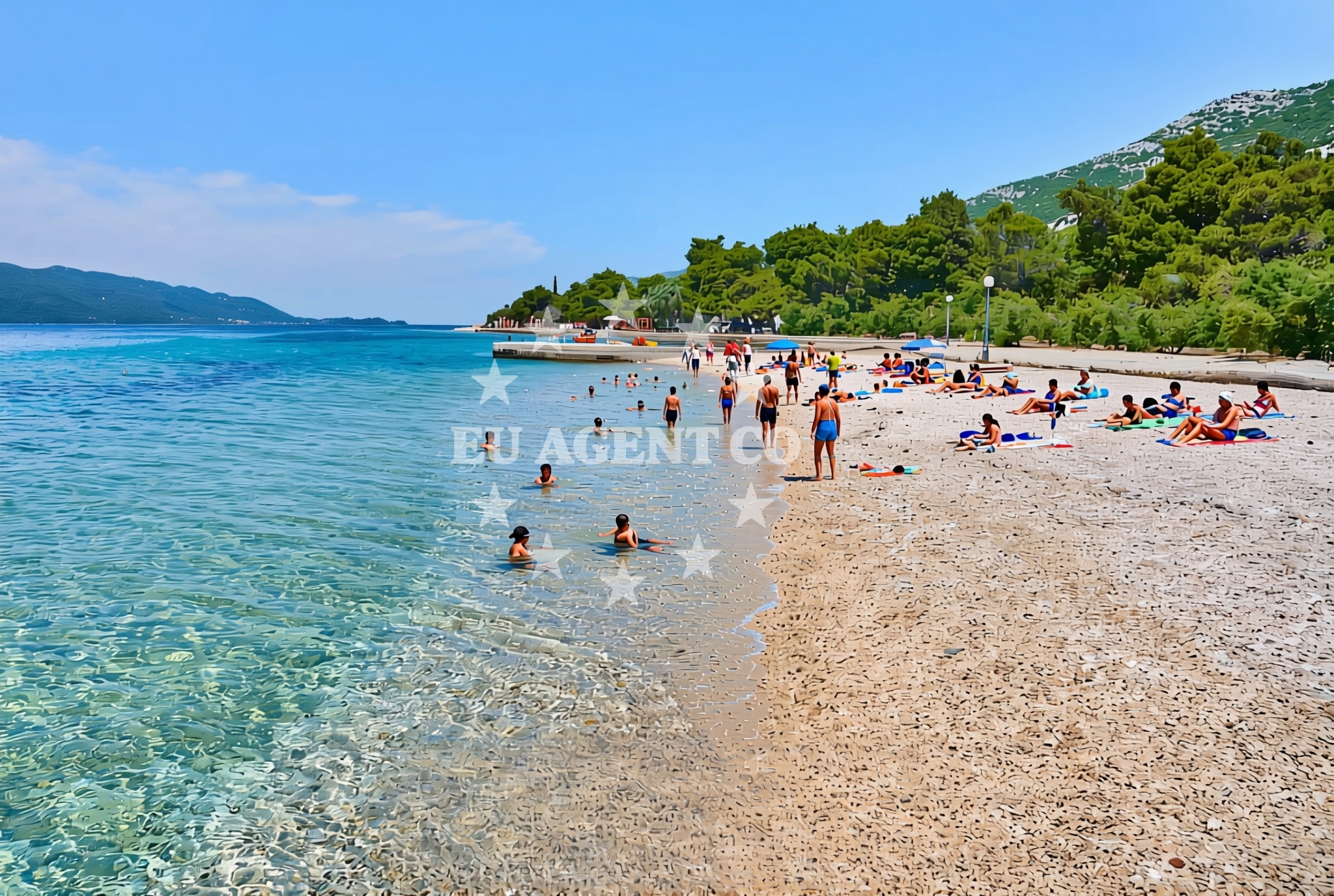 Overview of Kučište: beaches and coves (16) in Kučište