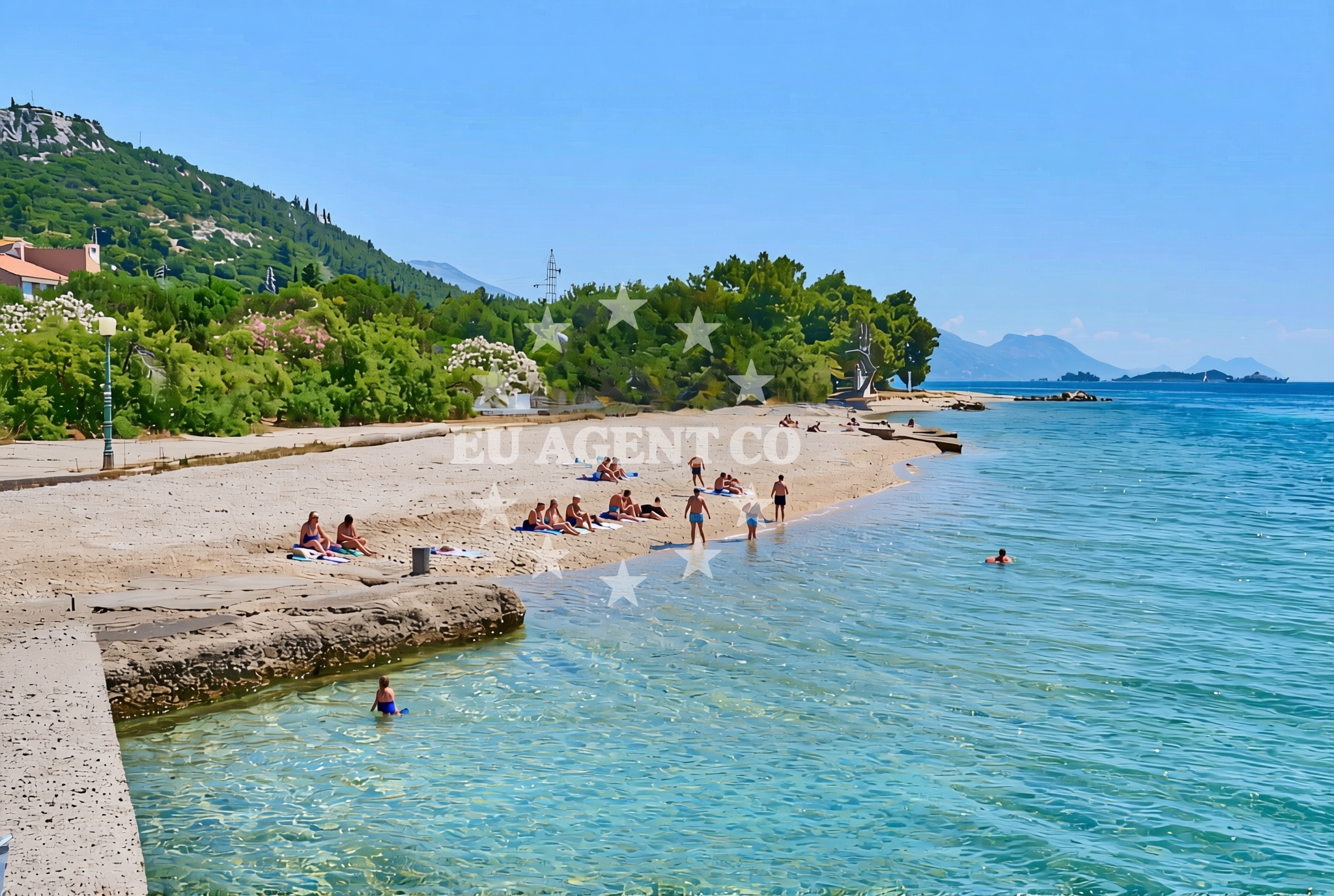 Beach facilities and surroundings at Kučište: beaches and coves (16) in Kučište