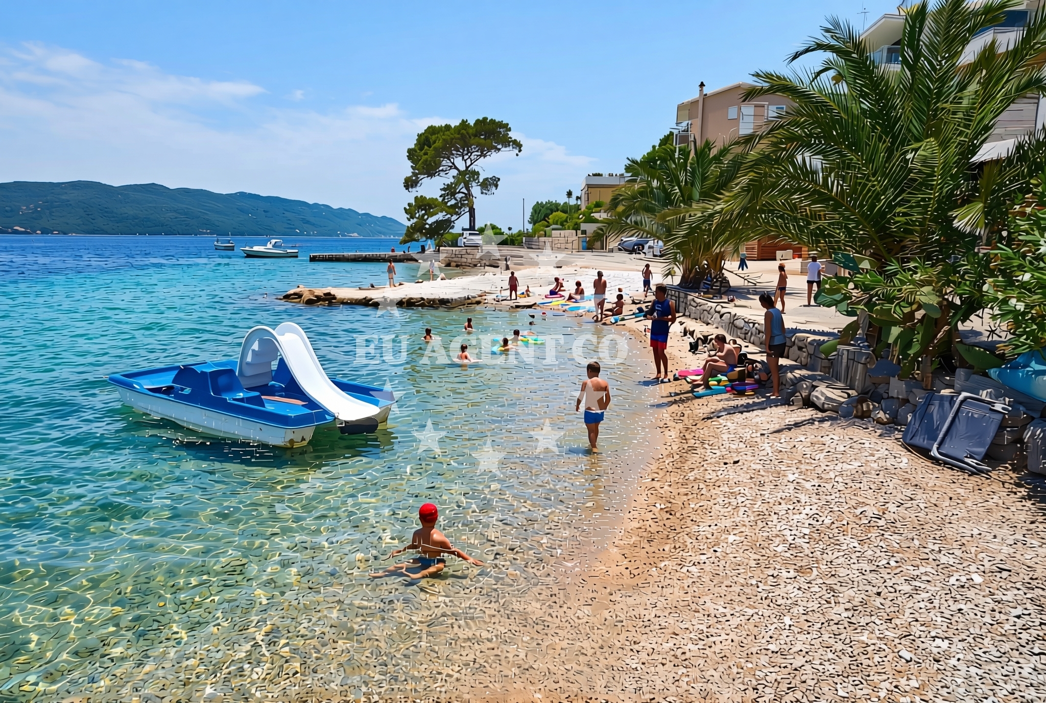 Overview of Kučište istok, Kučište Beach in Kučište istok