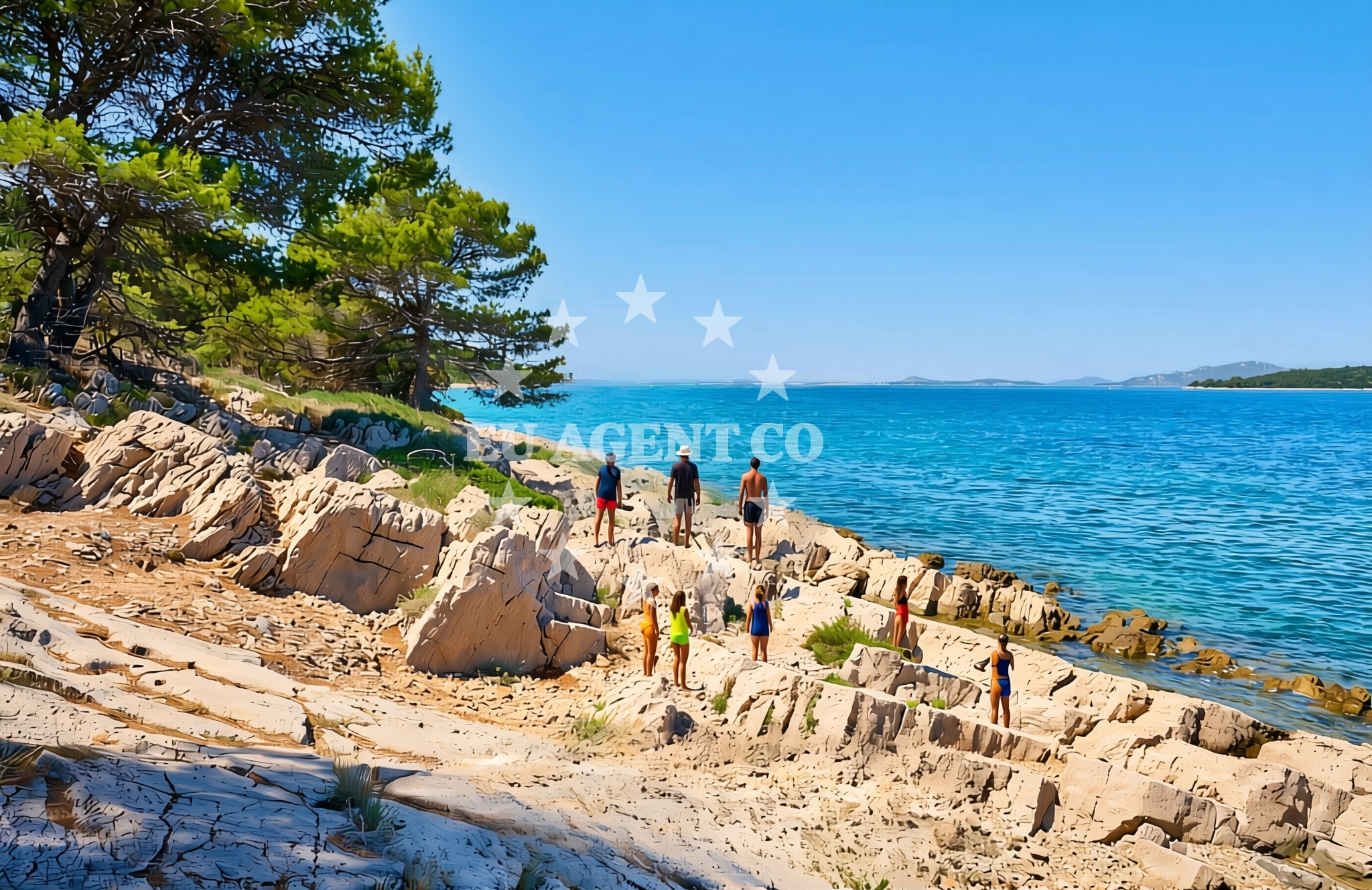 Additional view of Kuk, Vrgada (Vrgada) Beach in Kuk