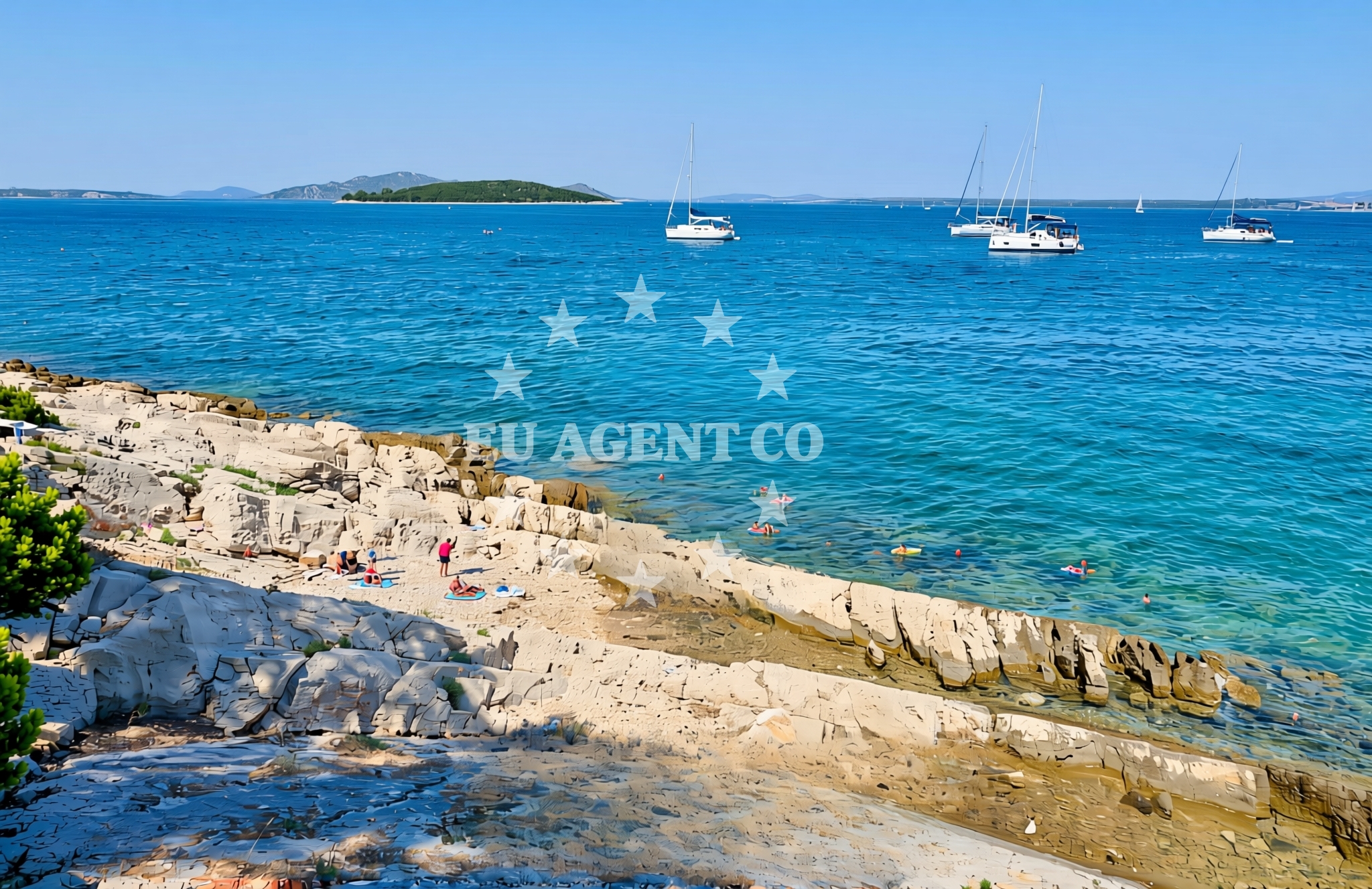 Additional view of Kuk, Vrgada (Vrgada) Beach in Kuk