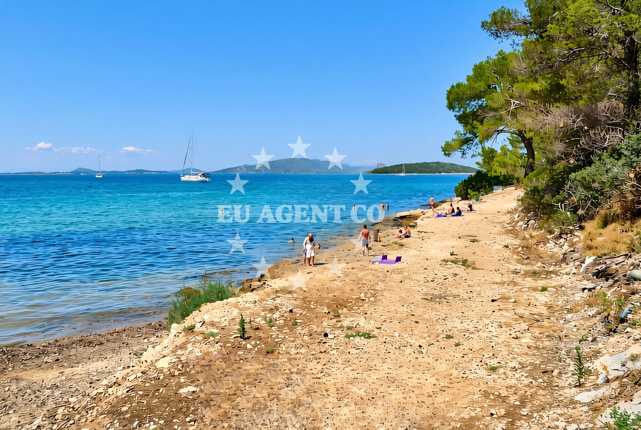 Additional view of Kuk, Vrgada (Vrgada) Beach in Kuk