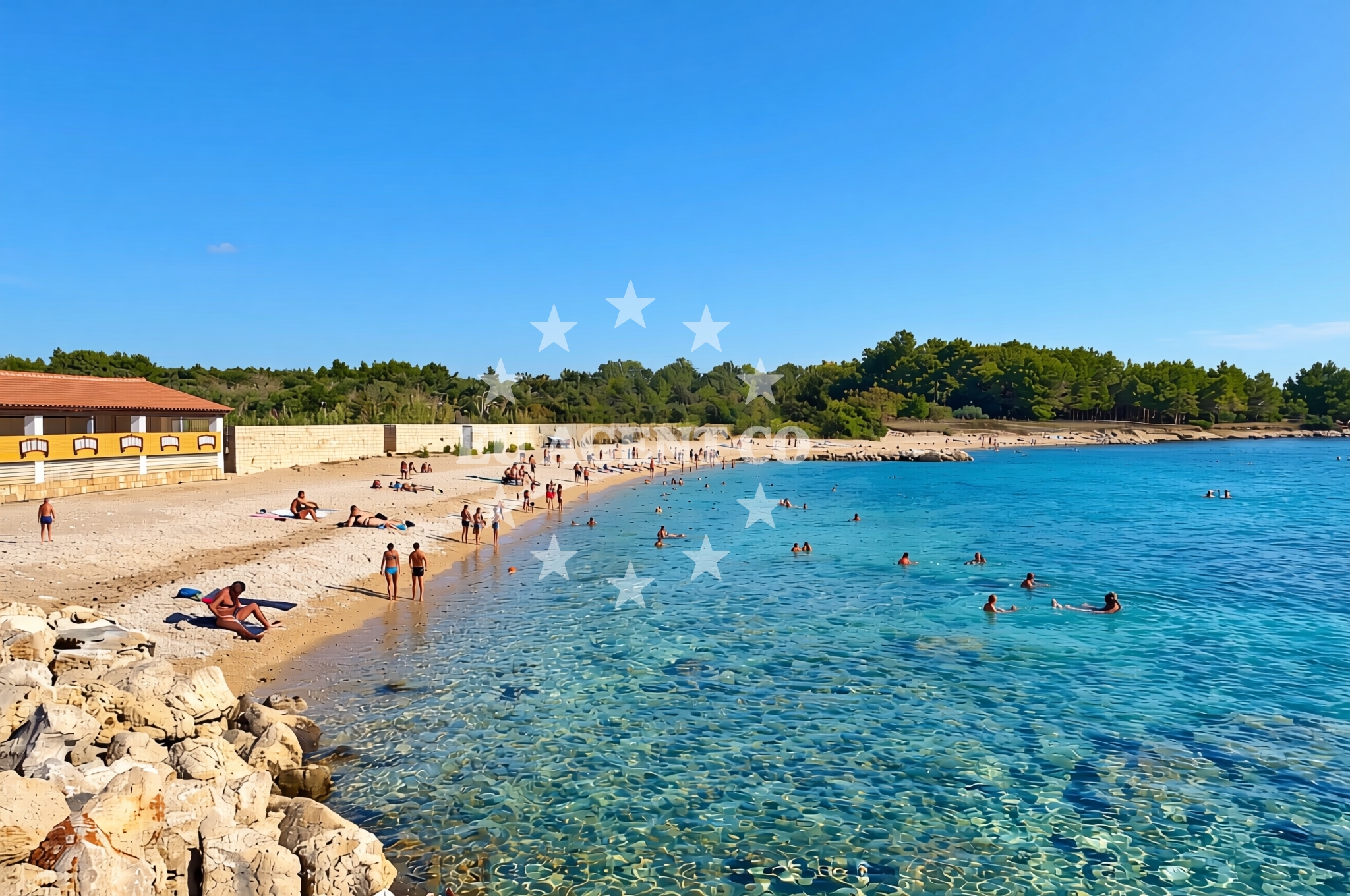 Additional view of Kumenat, Biograd na Moru Beach in Kumenat
