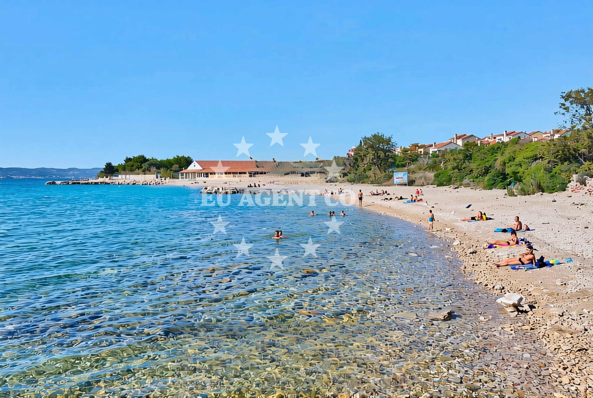 Additional view of Kumenat, Biograd na Moru Beach in Kumenat