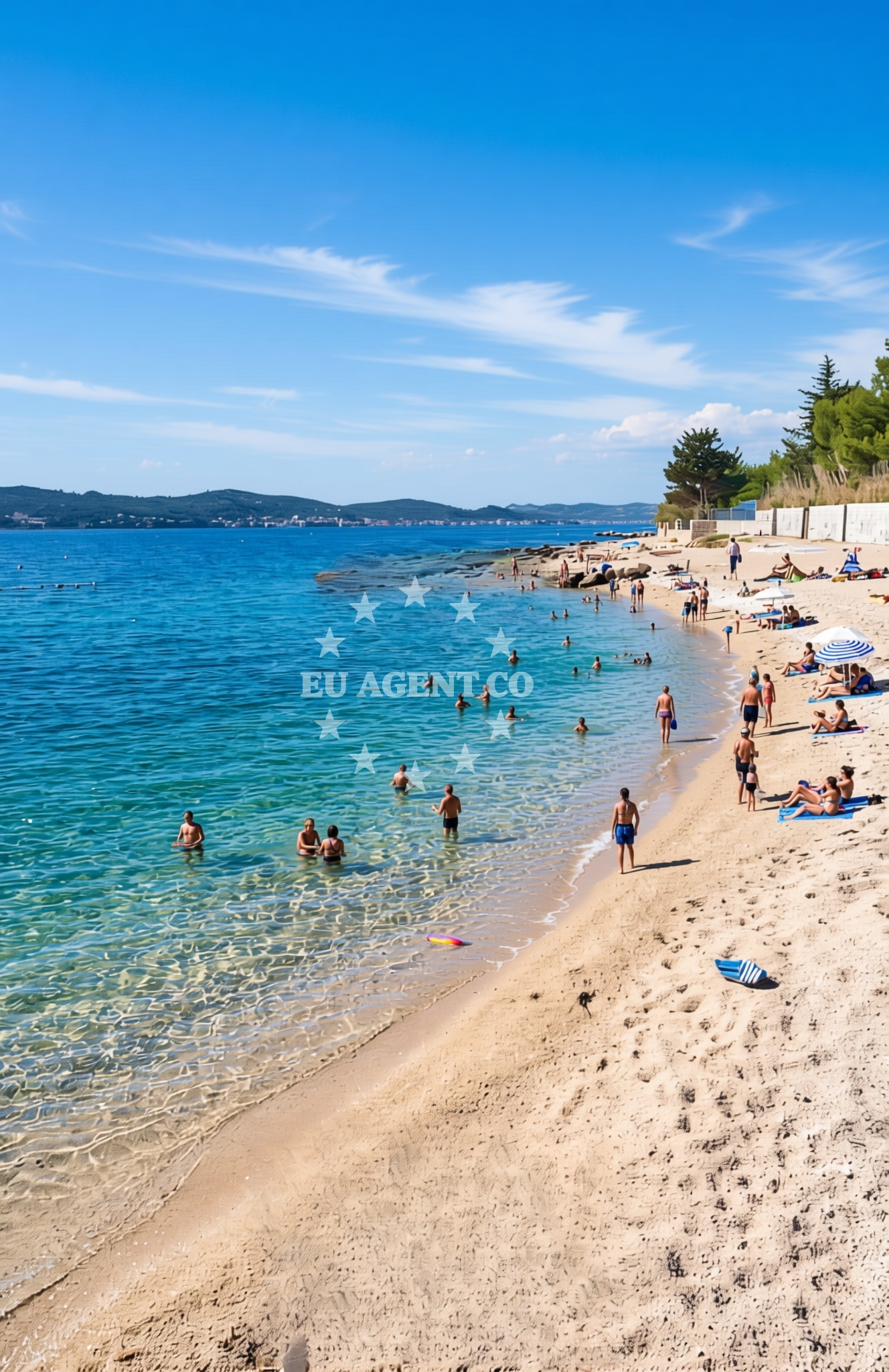Additional view of Kumenat, Biograd na Moru Beach in Kumenat