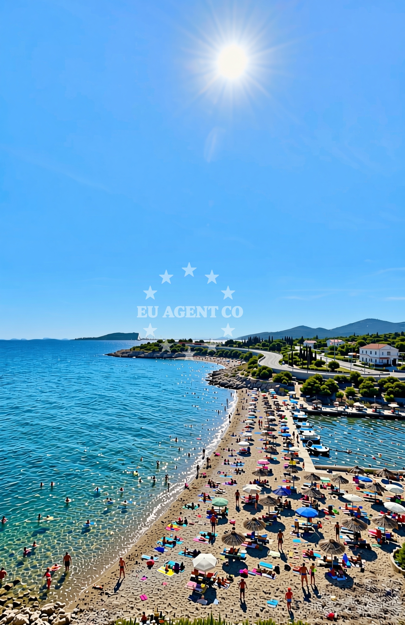 Additional view of Kumenat, Biograd na Moru Beach in Kumenat