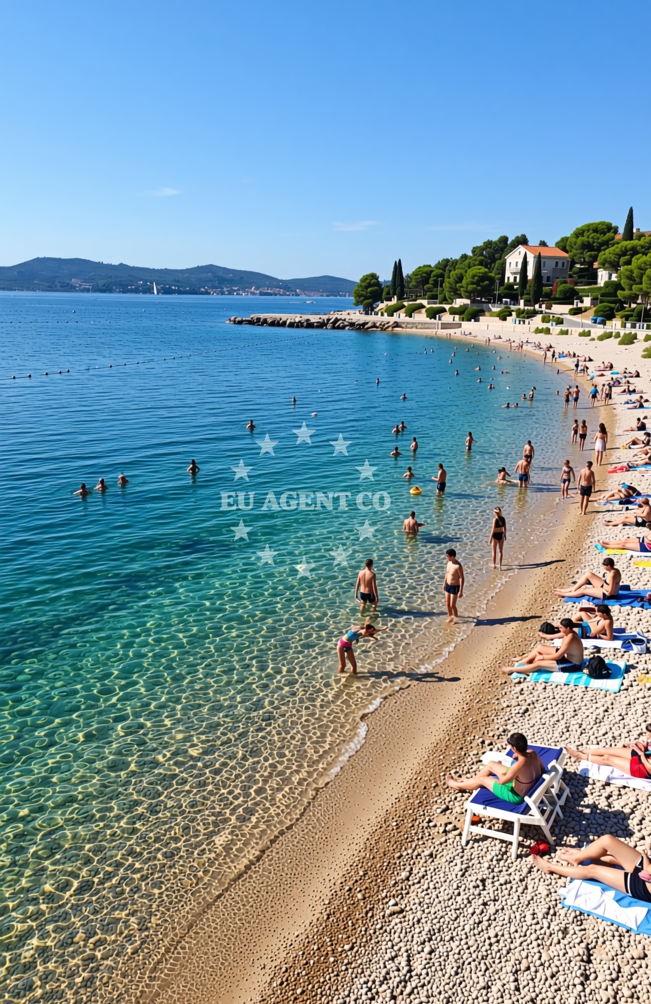 Additional view of Kumenat, Biograd na Moru Beach in Kumenat