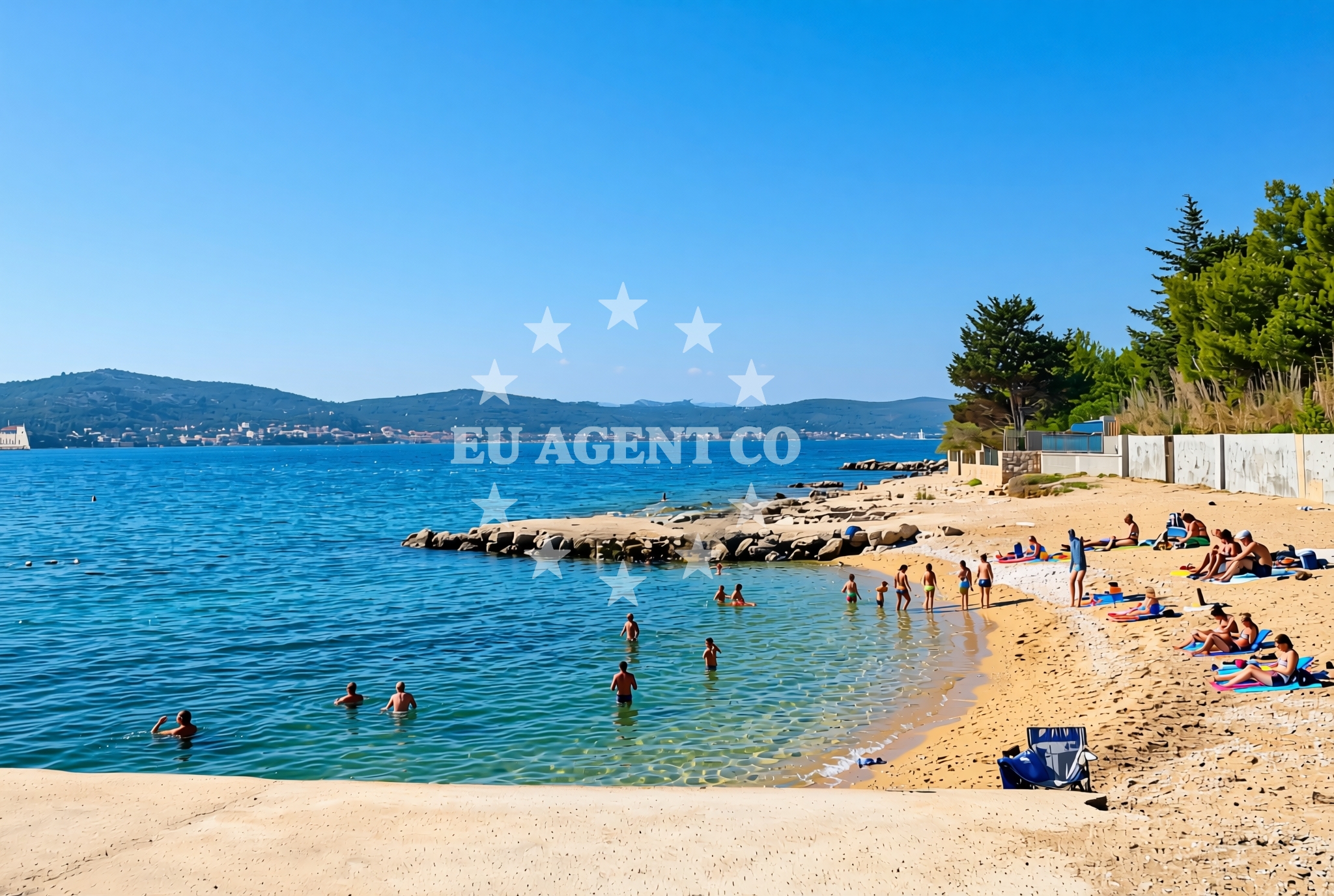 Additional view of Kumenat, Biograd na Moru Beach in Kumenat