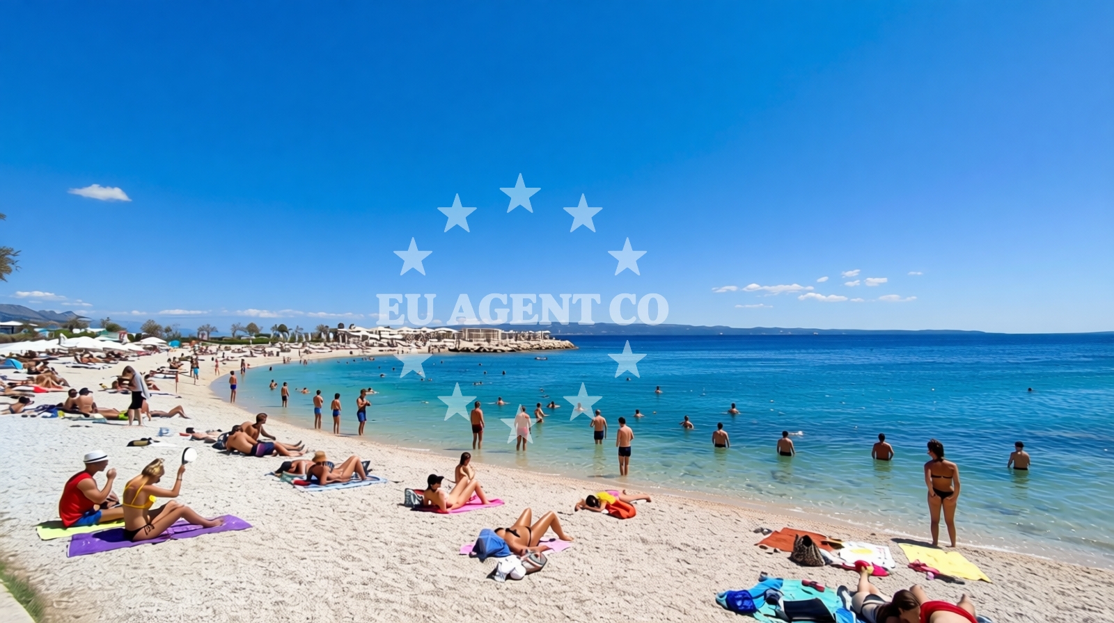 Overview of Kupaliste Znjan Beach in PUT RADOŠEVCA 14, Split