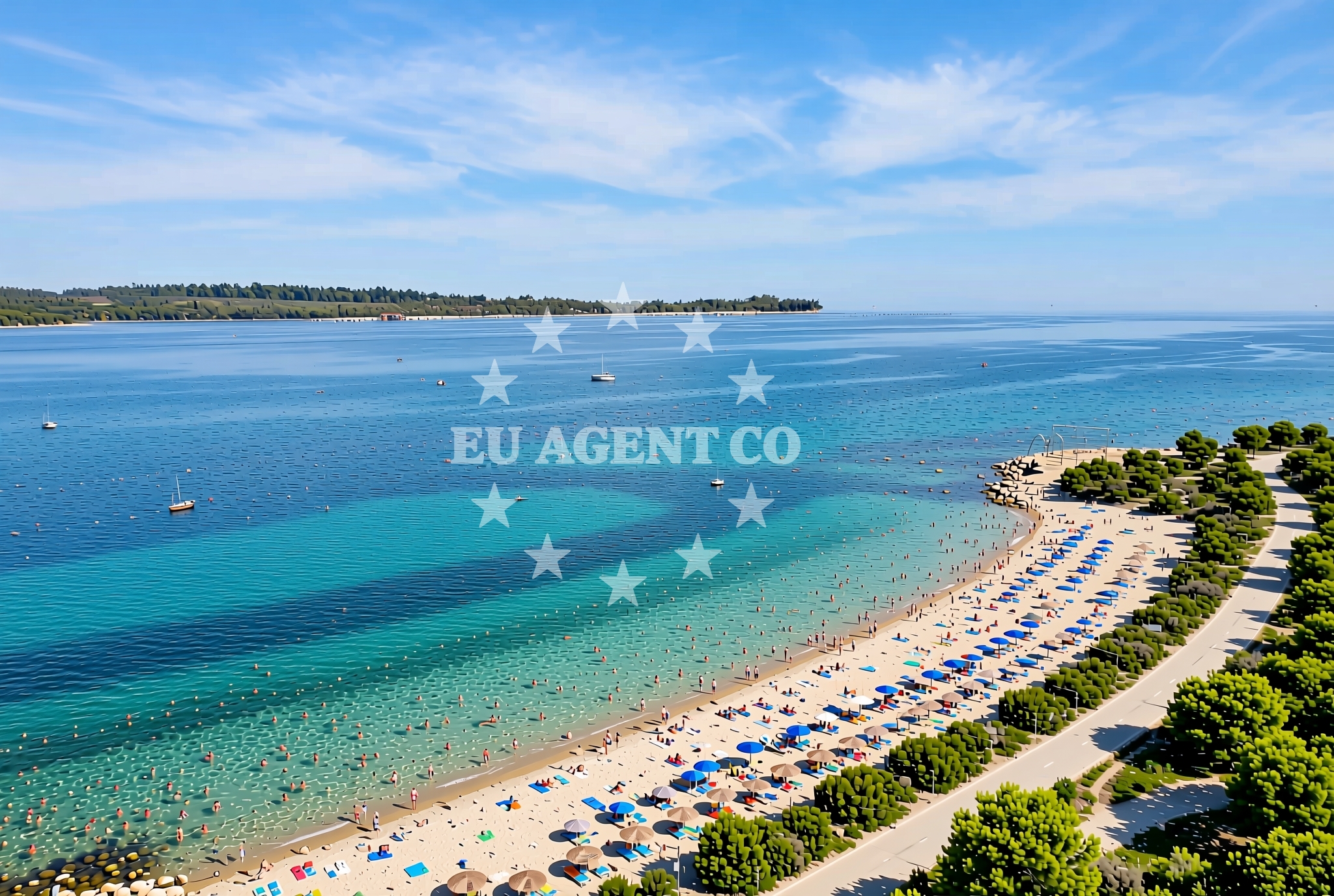 Additional view of Kupanja istok (dog beach), Vabriga Beach in Kupanja istok (plaža za pse)