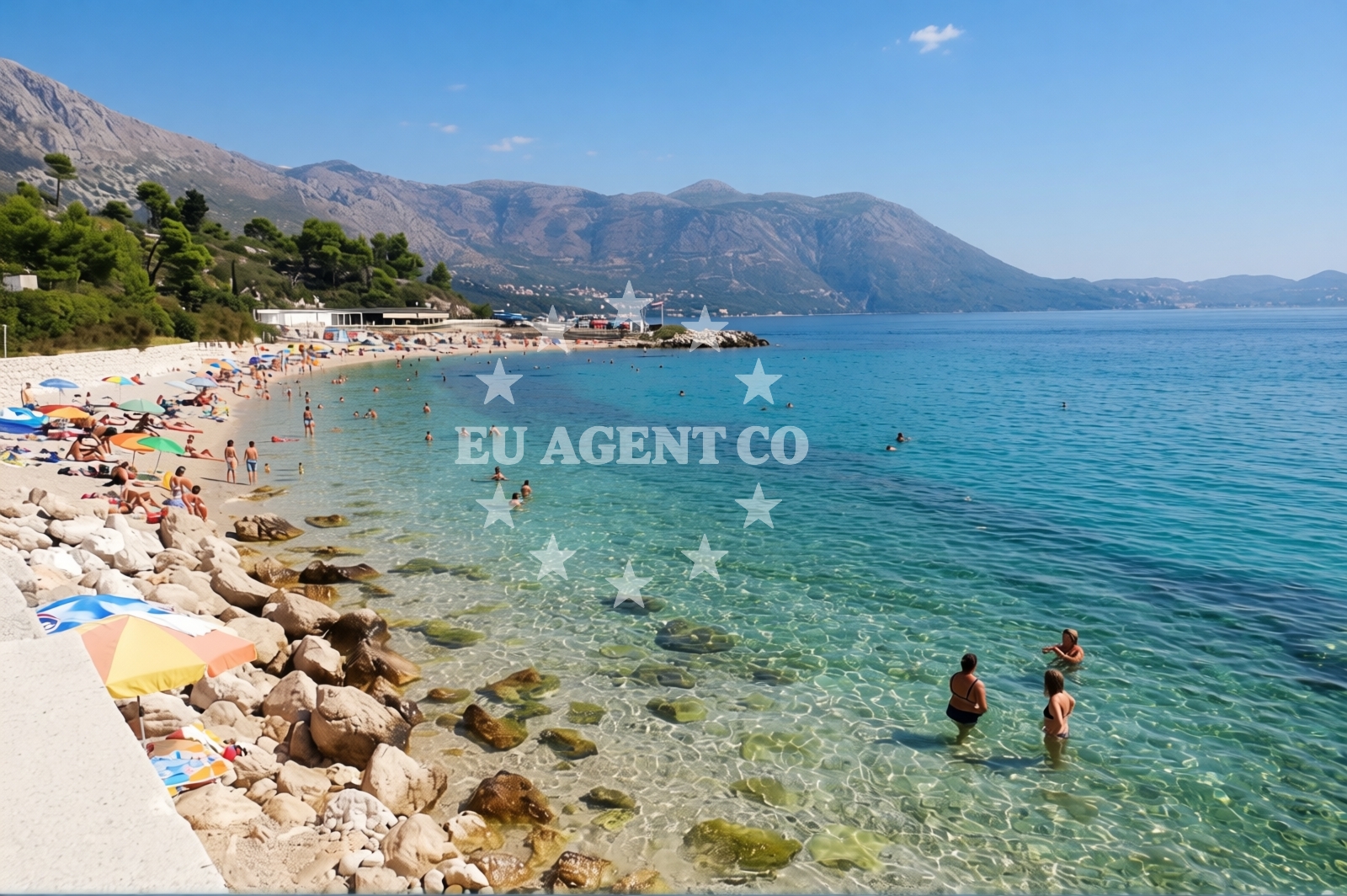 Overview of Kupari beach in Setaliste dr. Franja Tudmana 14, Mlini