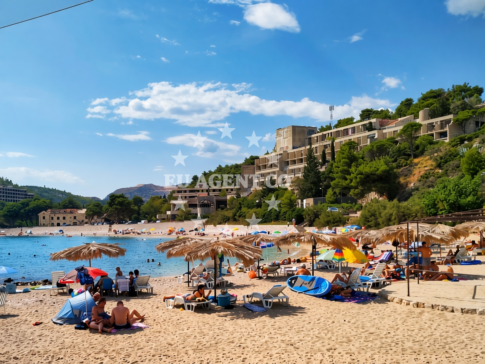 Sea and coastal view of Kupari beach in Setaliste dr. Franja Tudmana 14, Mlini