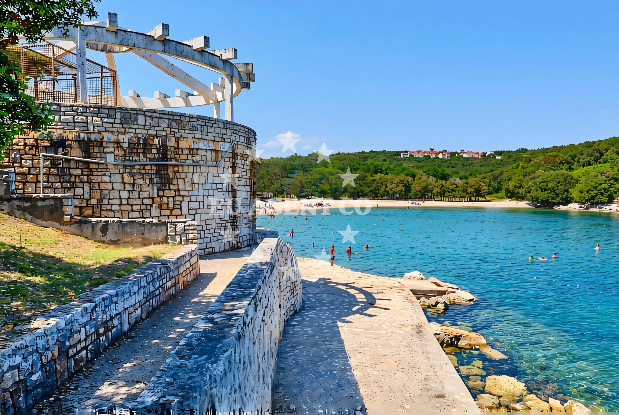 Additional view of Kupola, Šegotići Beach in Kupola