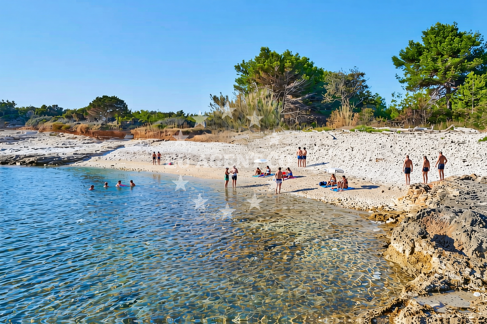 Additional view of Kurila beach in Artatore 170A, Mali Lošinj