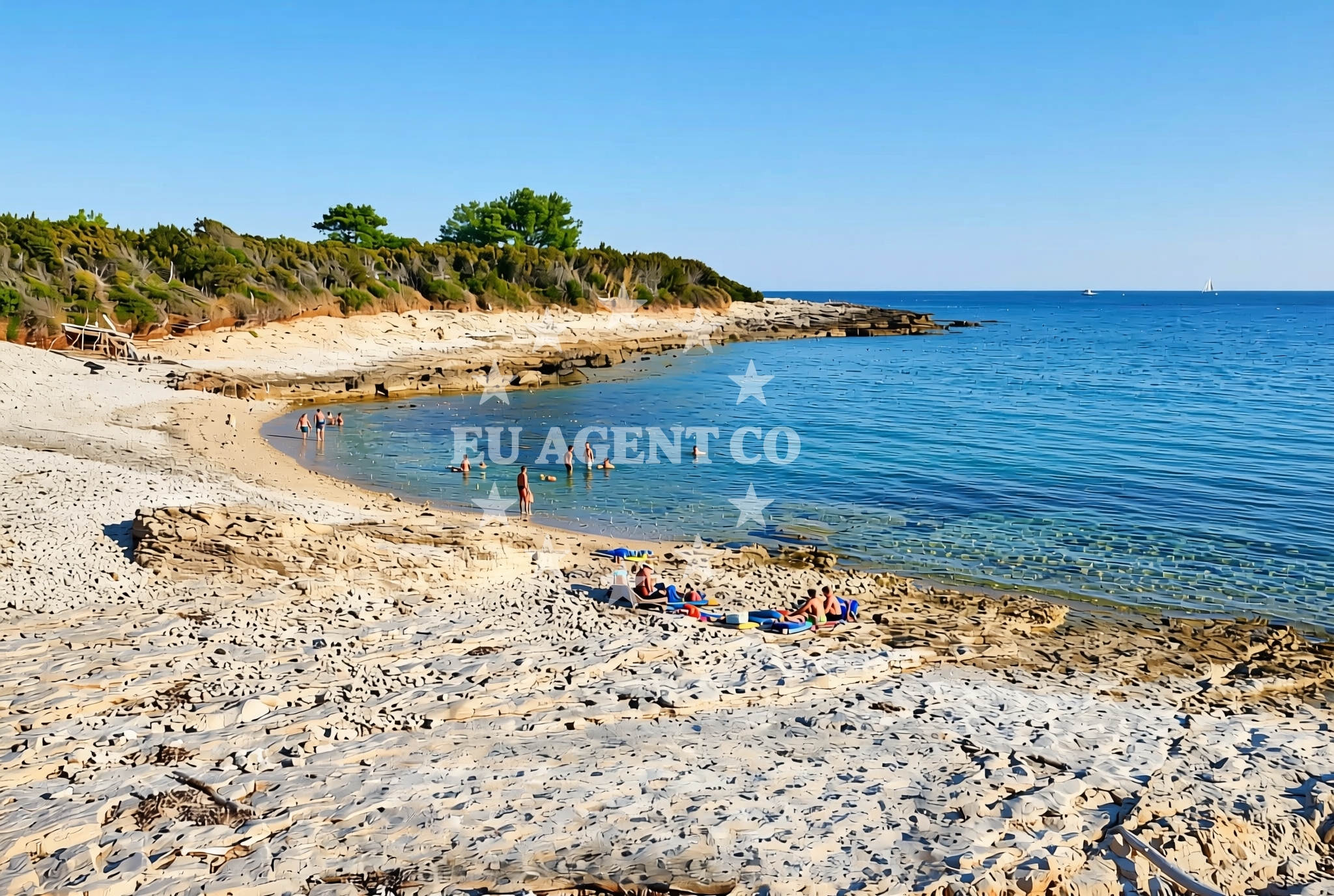 Additional view of Kurila beach in Artatore 170A, Mali Lošinj