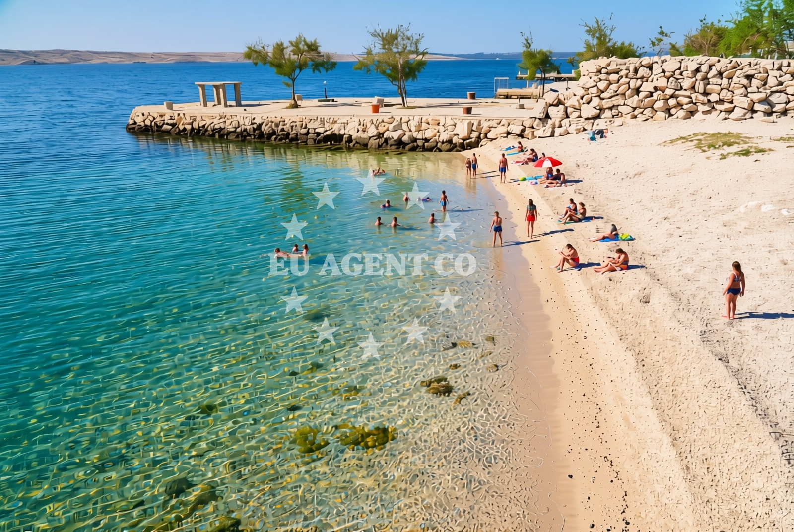 Additional view of Kustici beach in Vruja bb, Kustići