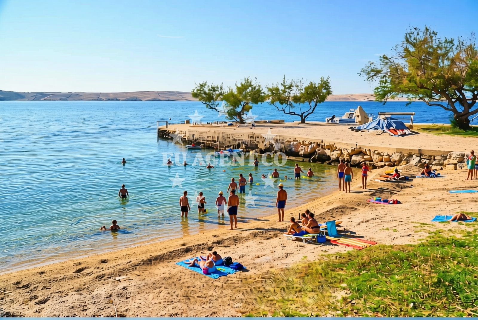 Additional view of Kustici beach in Vruja bb, Kustići