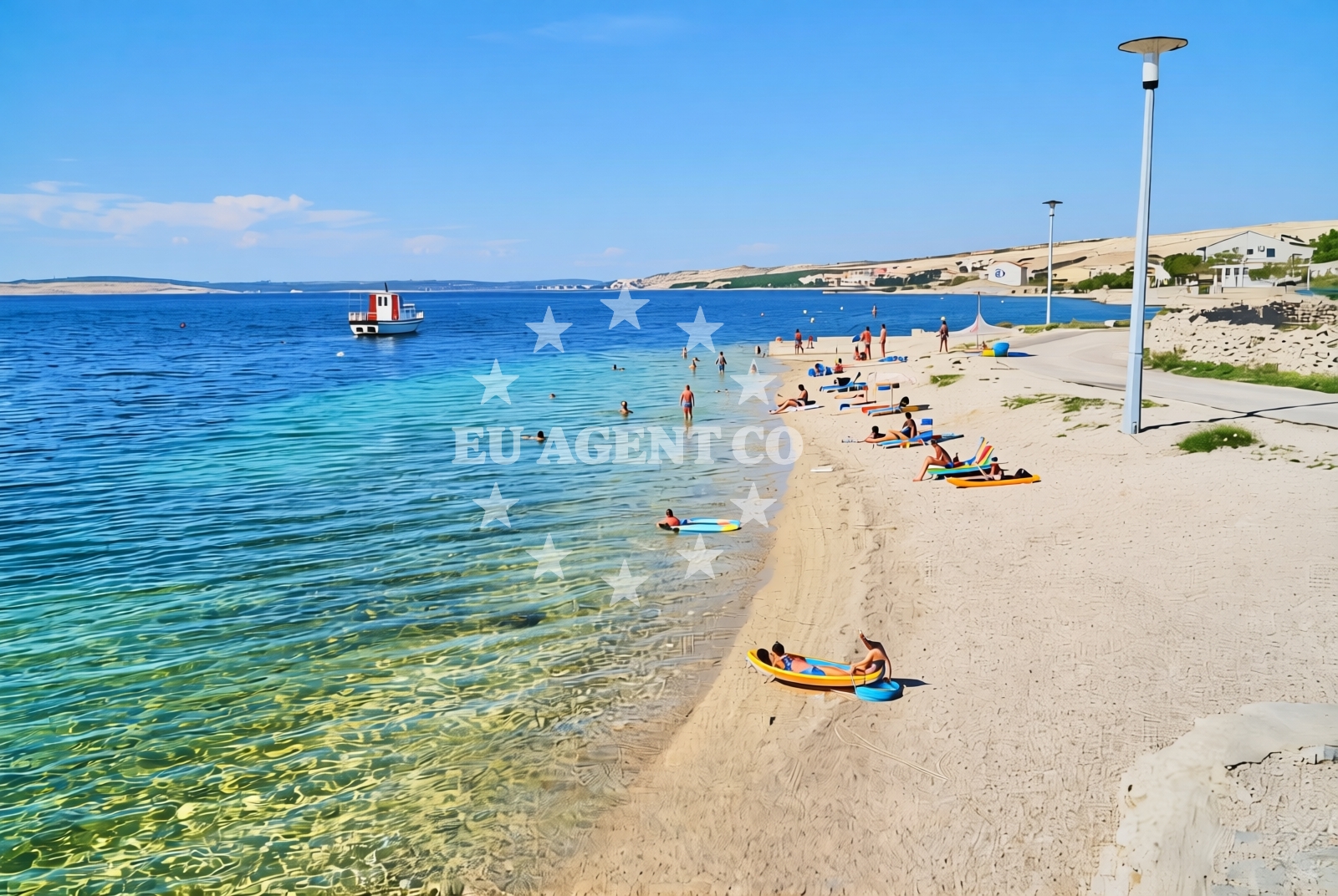 Overview of Kustići (Pag): beaches and coves (5) in Kustići (Pag)