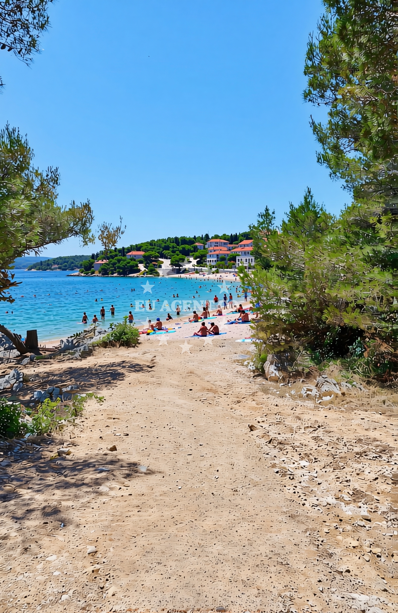 Additional view of Kuzmića vala, Tribunj Beach in Kuzmića vala