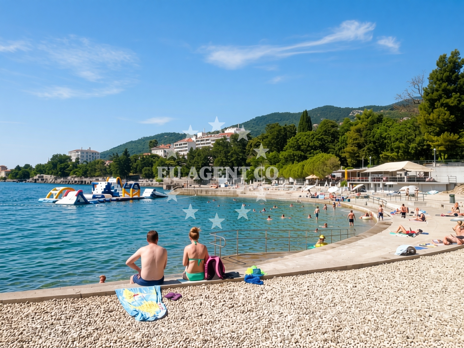 Additional view of Kvarner beach in Ulica Lovora 15, Lovran