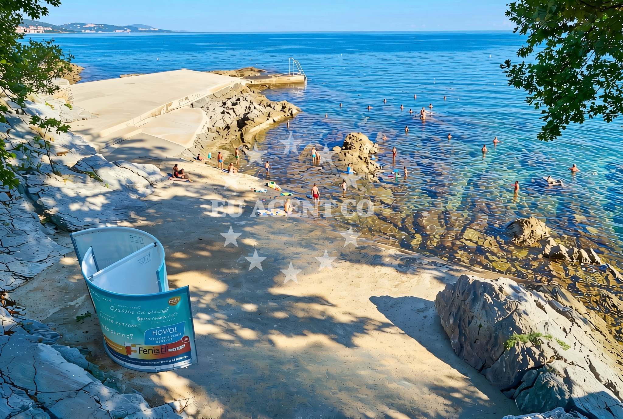 Additional view of Kvarner beach in Ulica Lovora 15, Lovran
