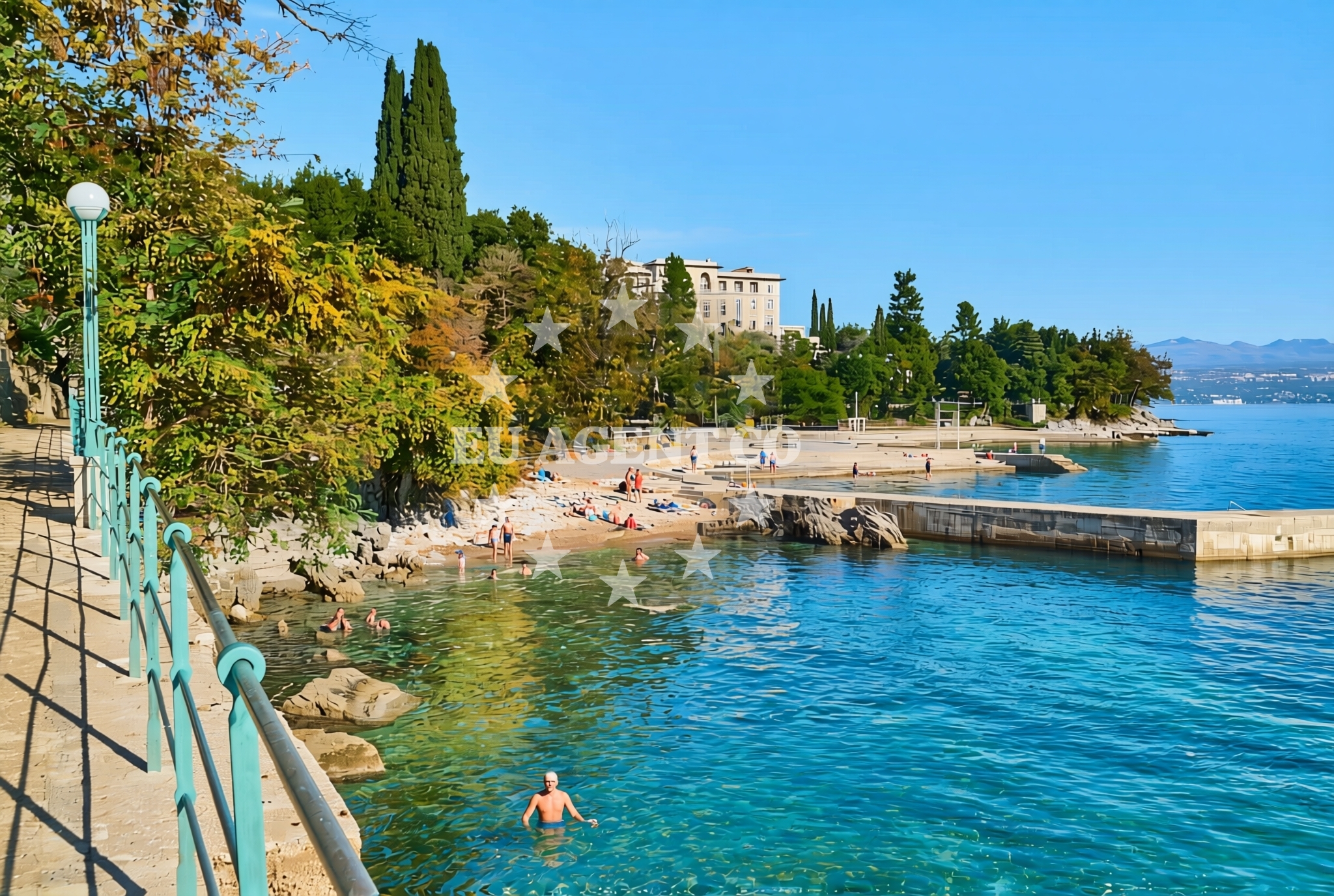 Additional view of Kvarner beach in Ulica Lovora 15, Lovran