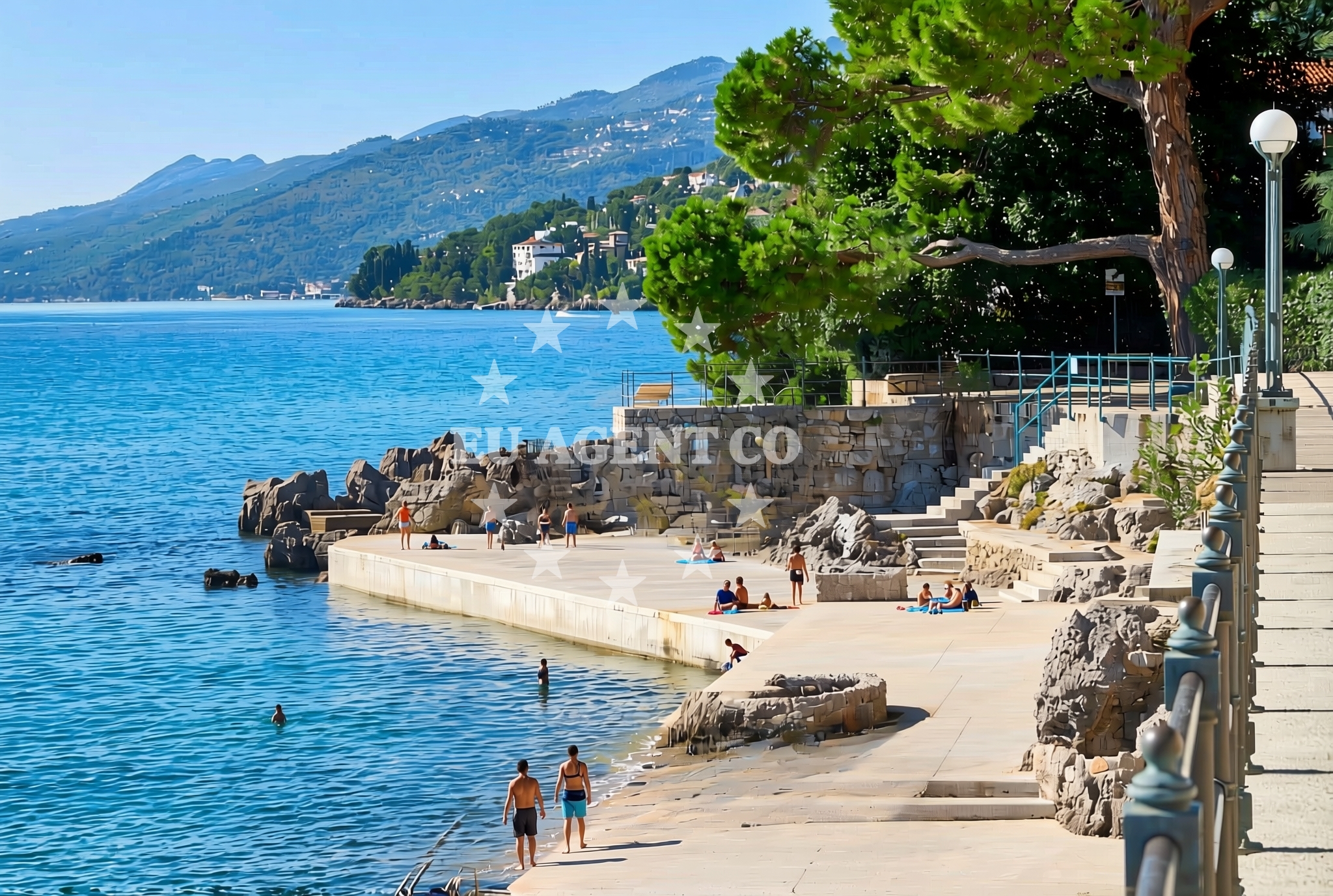 Additional view of Kvarner, Opatija Beach in Kvarner