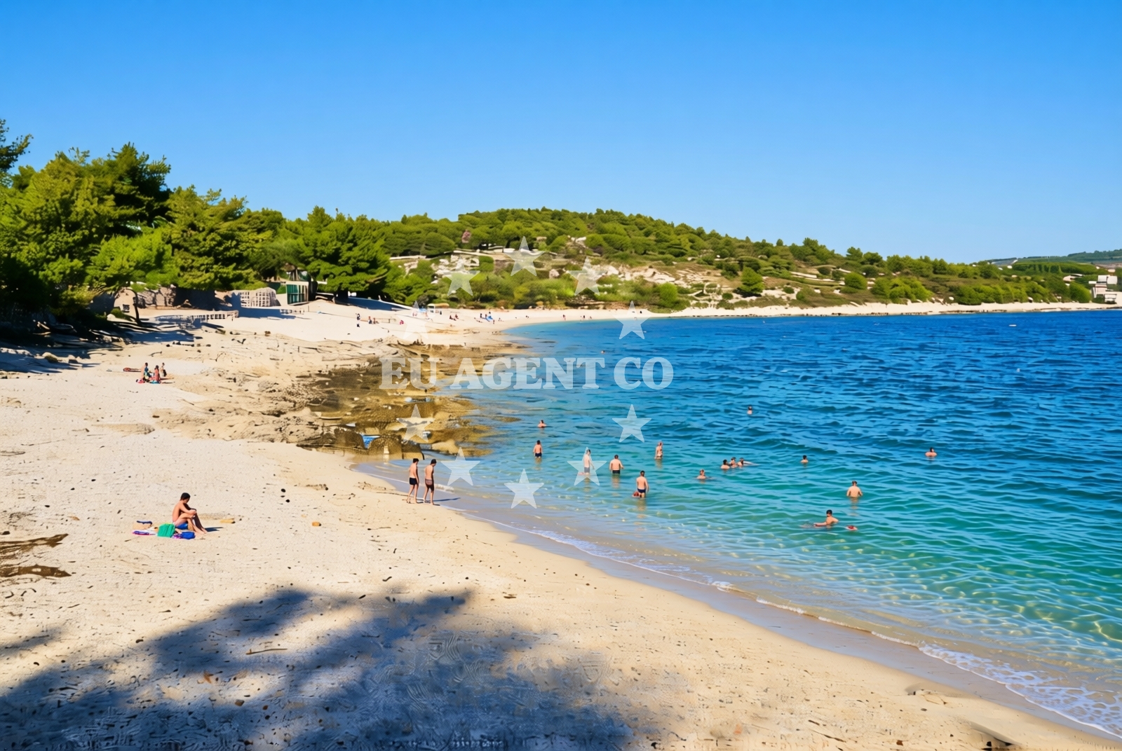 Additional view of Labadusa beach in Uvala Branac b.b., Trogir