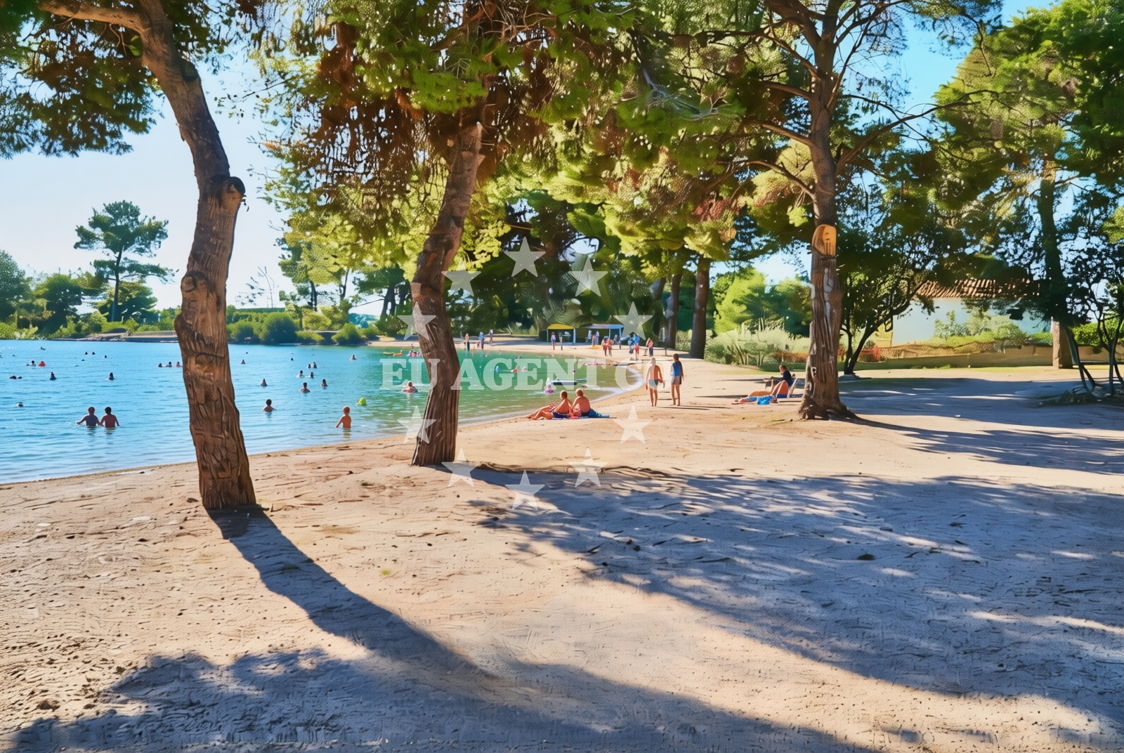 Additional view of Labadusa beach in Uvala Branac b.b., Trogir
