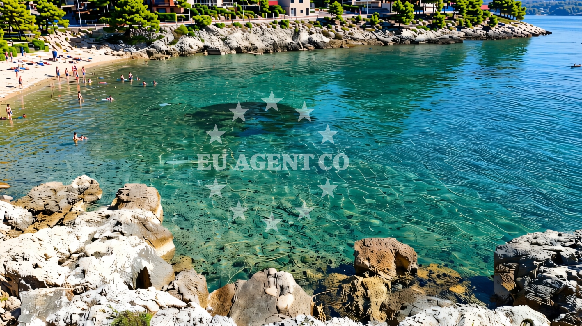 Additional view of Labadusa beach II in Uvala Duga, Okrug Gornji