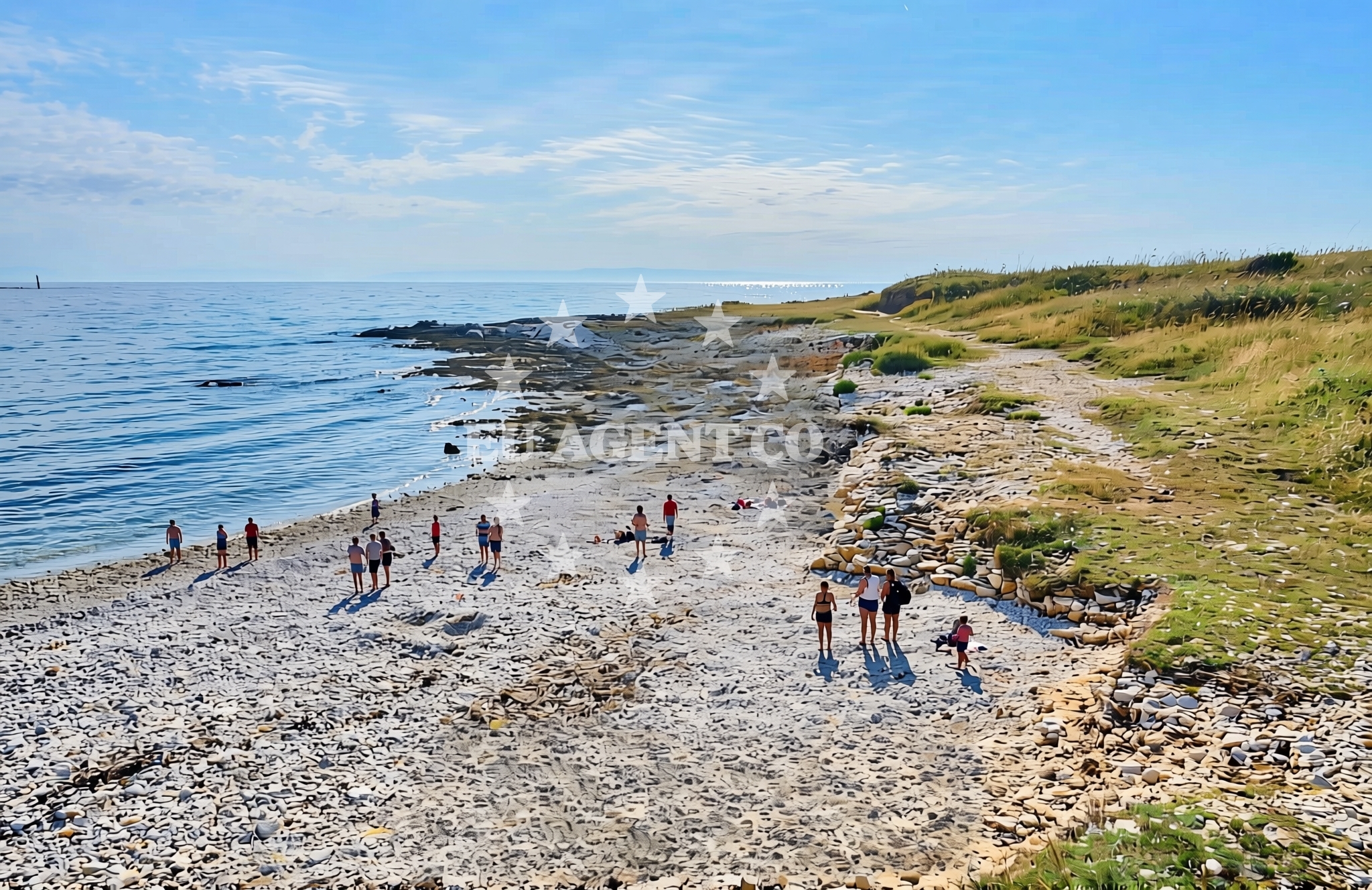 Beach facilities and surroundings at Lakošaše Velike sredina, Ližnjan Beach in Lakošaše Velike sredina