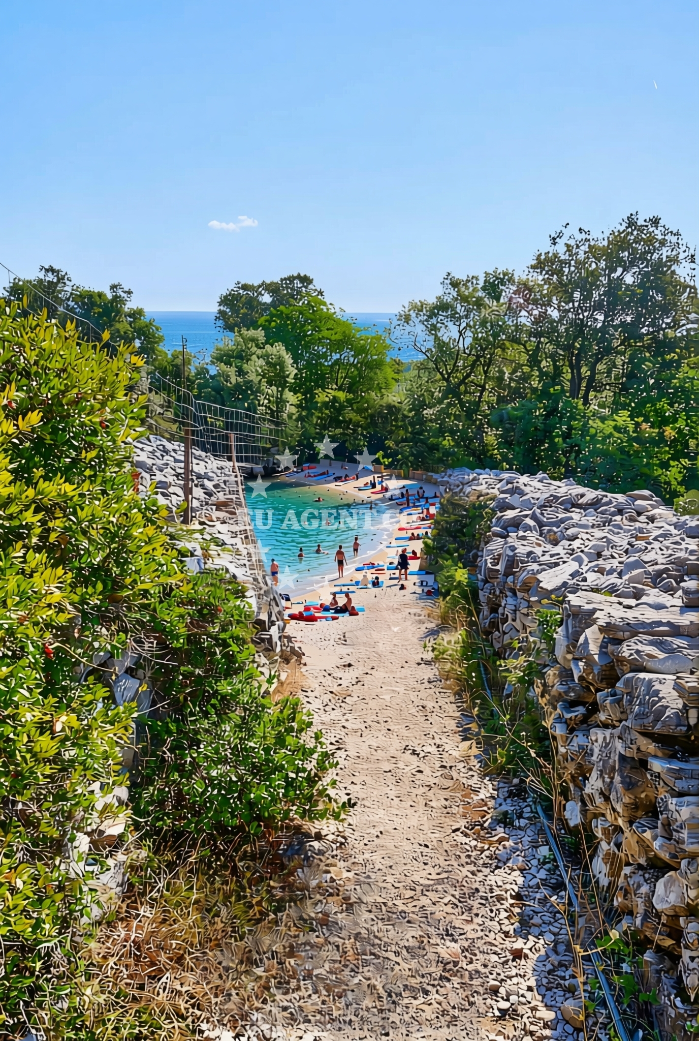 Additional view of Lanena, Sveti Jakov (Lošinj) Beach in Lanena
